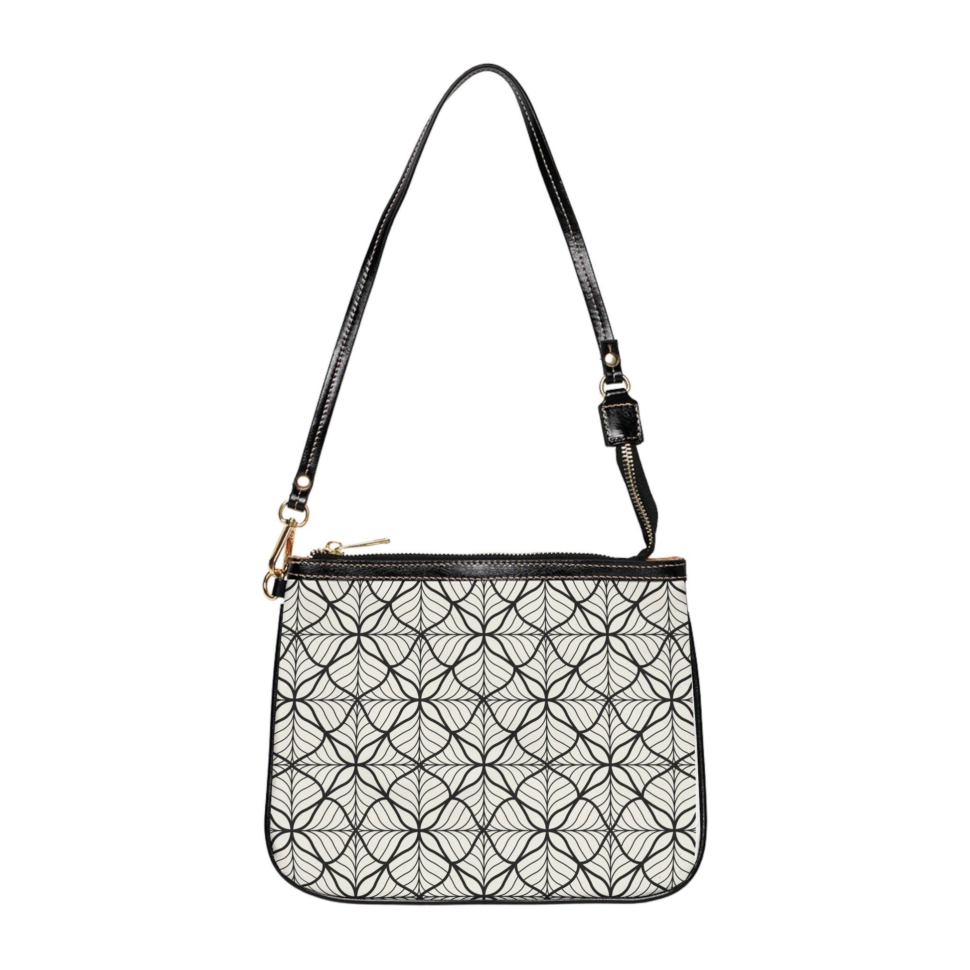 Chic Small Leaf Pattern Shoulder Bag for Everyday Style, Perfect Gift for Fashion Lovers, Trendy Handbag, Ideal for Weddings and Parties - A Kingdom Lifestyle