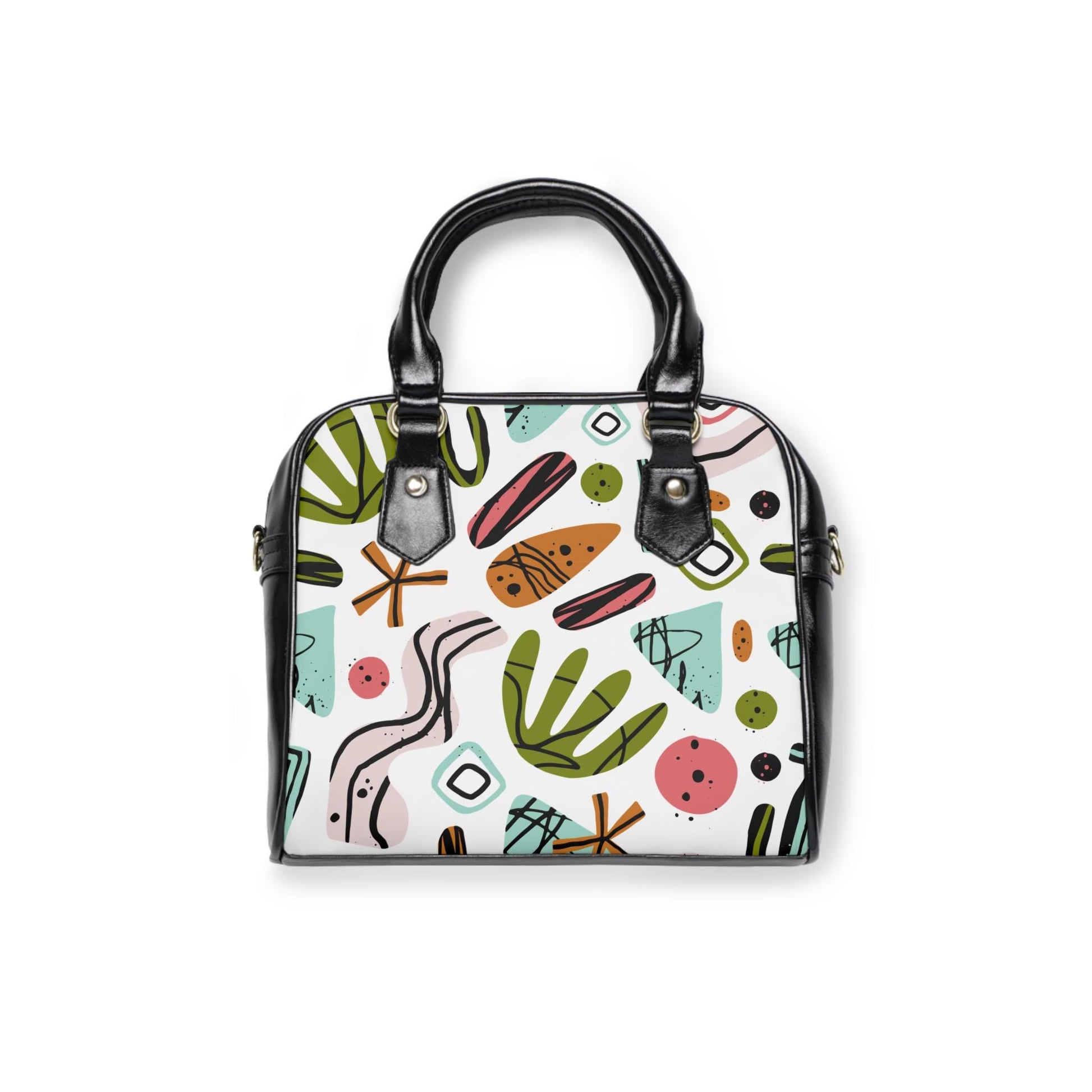 Chic Spring Abstract Art Tote Bag, Colorful Shoulder Handbag for Everyday, Stylish Handbag for Women, Trendy Purse, Unique Art Design - A Kingdom Lifestyle