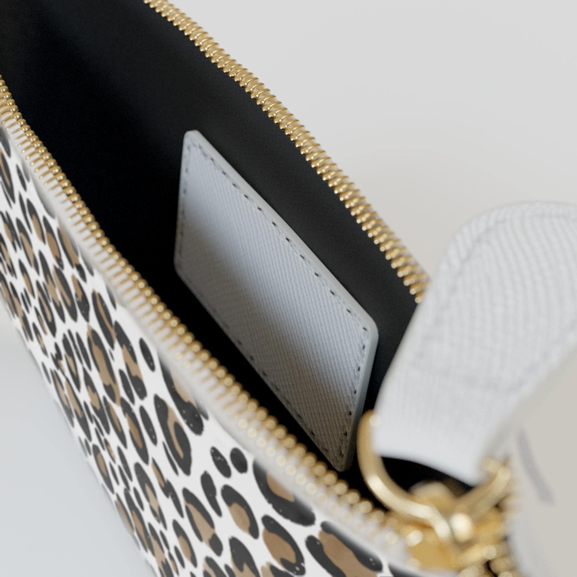 Chic Leopard Print Mini Clutch Bag, Stylish Evening Purse, Wild Animal Print Cosmetic Bag, Perfect for Parties, Gifts, Travel - A Kingdom Lifestyle