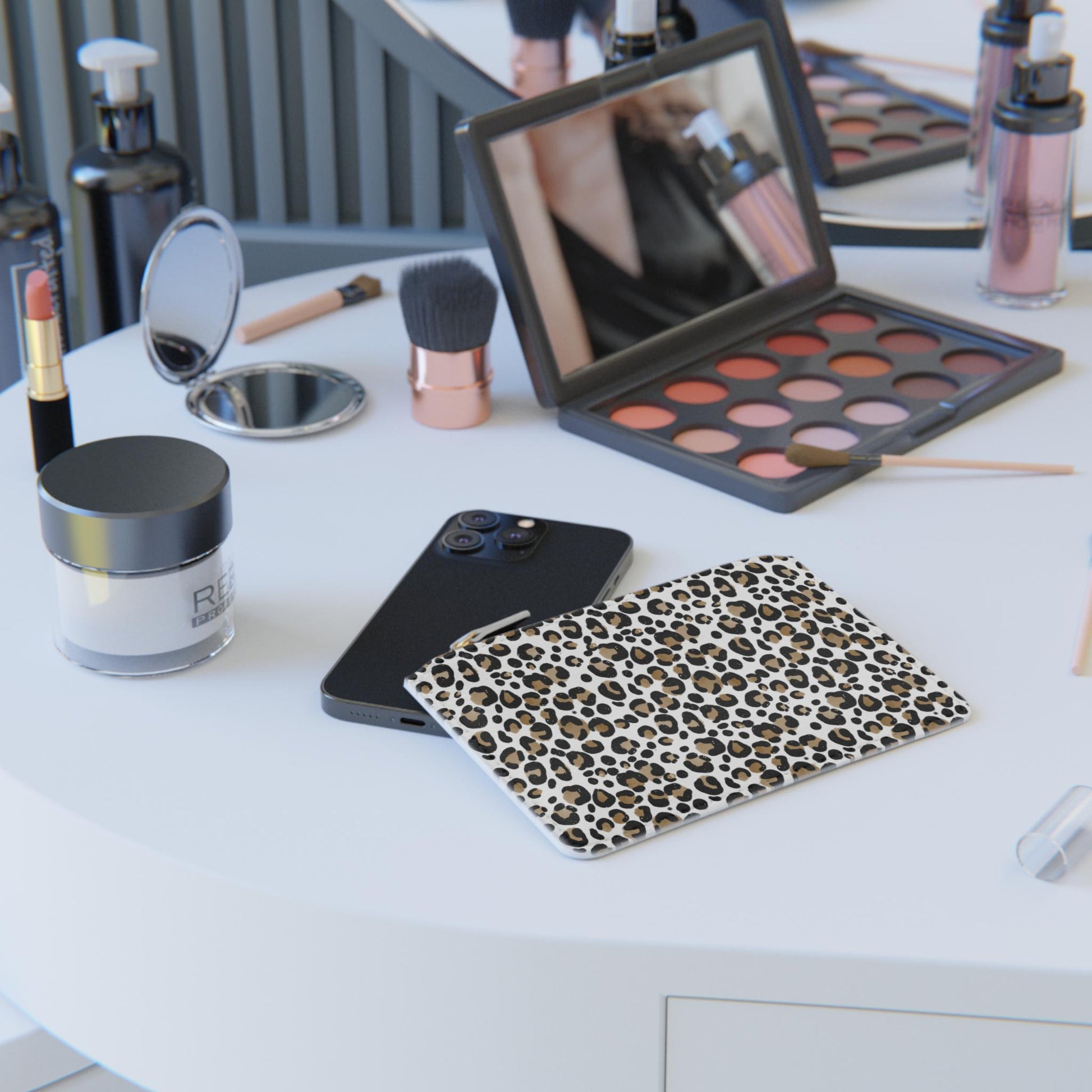 Chic Leopard Print Mini Clutch Bag, Stylish Evening Purse, Wild Animal Print Cosmetic Bag, Perfect for Parties, Gifts, Travel - A Kingdom Lifestyle