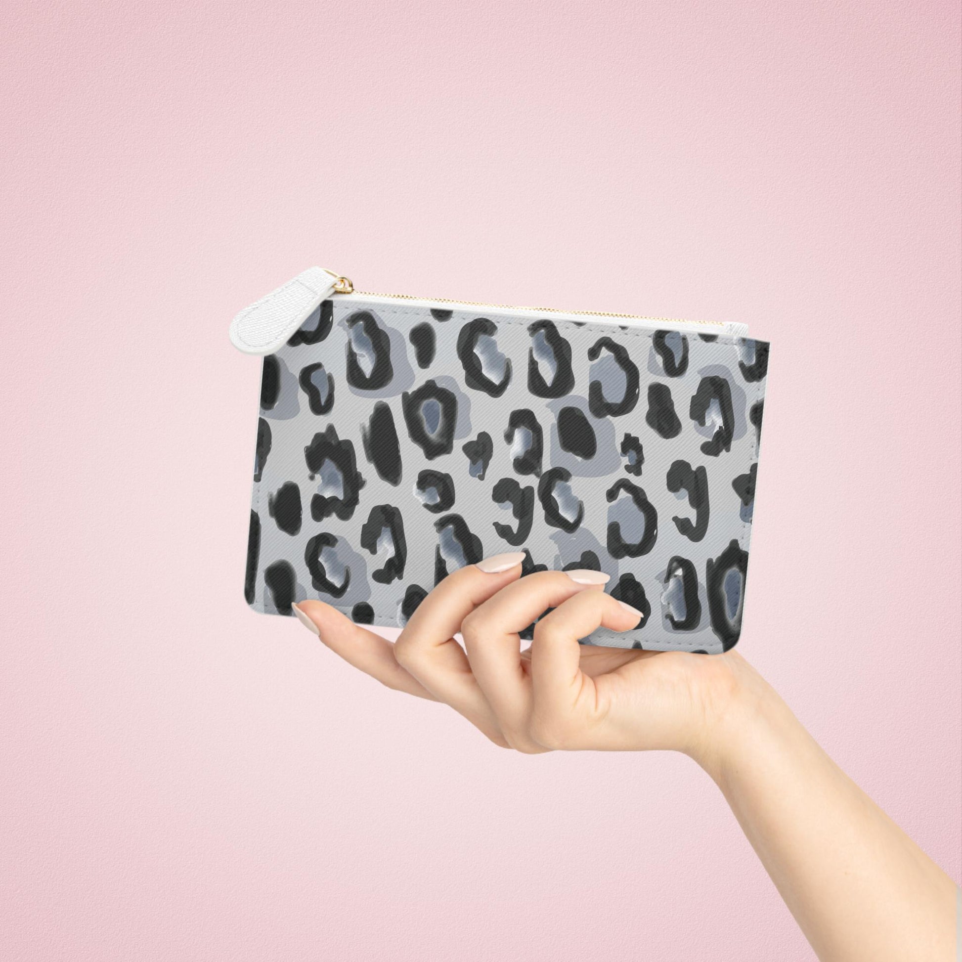 Chic Leopard Print Mini Clutch Bag, Fashion Purse, Evening Wallet, Trendy Travel Accessory, Gift for Her, Organizer - A Kingdom Lifestyle