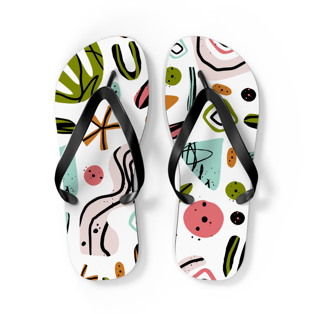 Colorful Summer Flip Flops Fun Beach Footwear, Casual Slip-Ons, Perfect for Vacation, Pool Days, Pool Parties - A Kingdom Lifestyle