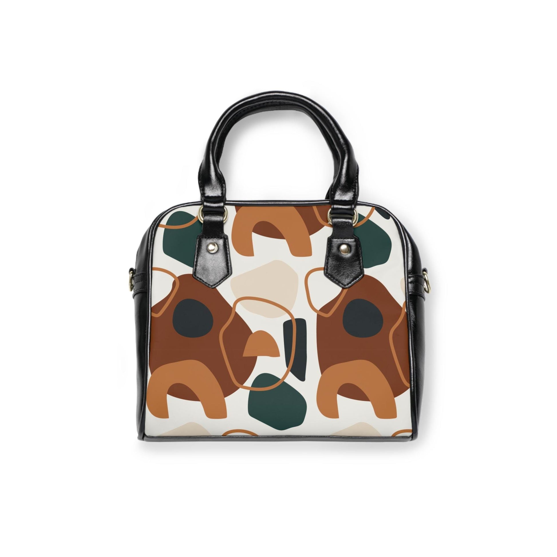 Chic Modern Abstract Shoulder Handbag, Trendy Tote for Everyday Use, Stylish Purse, Perfect Gift for Fashion Lovers, Modern Handbag - A Kingdom Lifestyle
