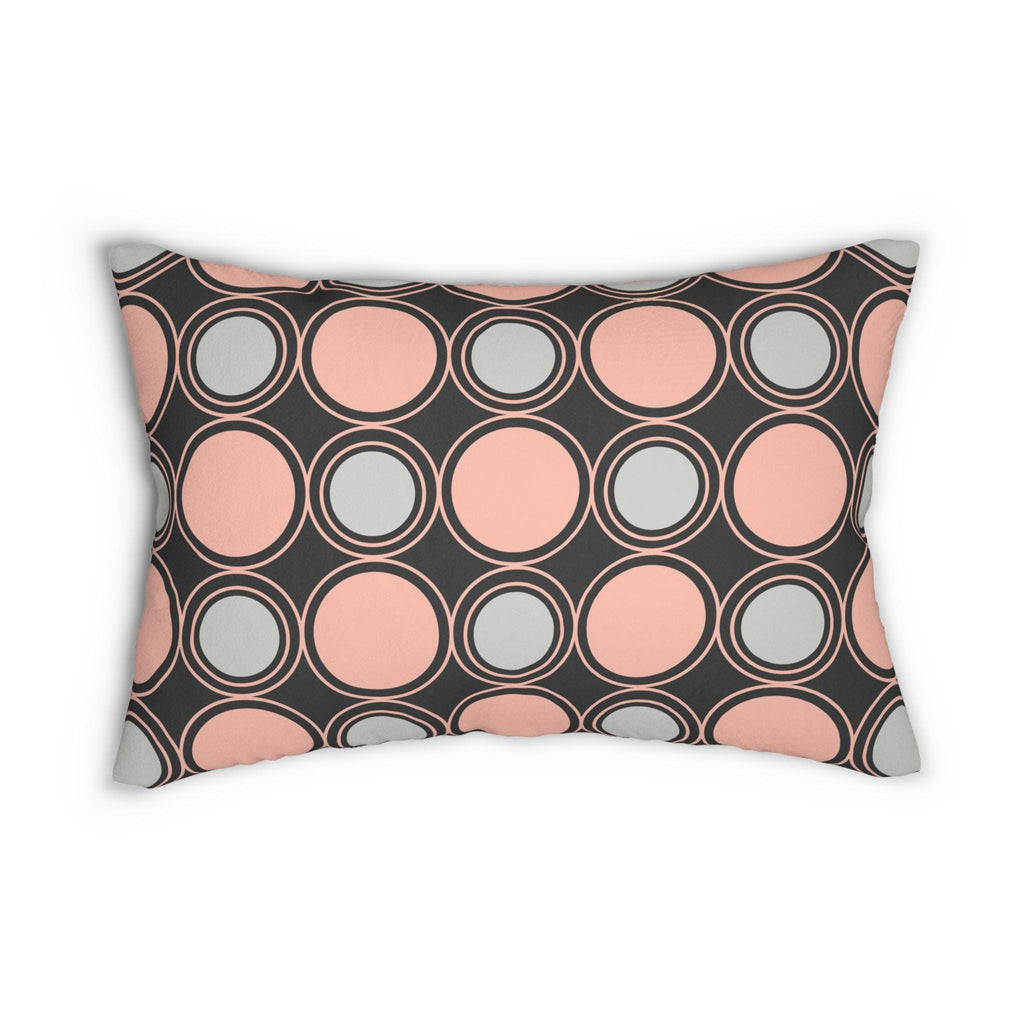 Modern Geometric Lumbar Pillow Stylish Home Decor, Throw Pillow, Accent Cushion, Boho Chic, Gift for Her, Living Room Decor - A Kingdom Lifestyle