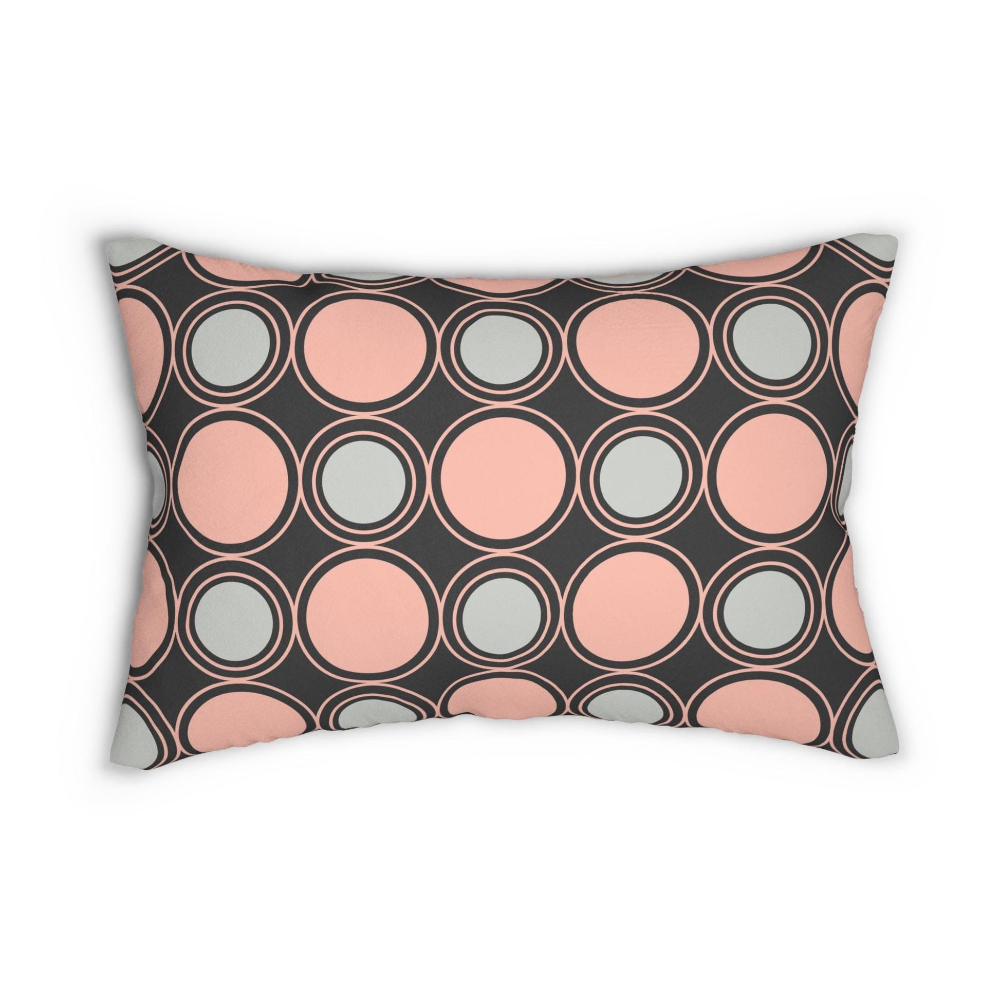 Modern Geometric Lumbar Pillow Stylish Home Decor, Throw Pillow, Accent Cushion, Boho Chic, Gift for Her, Living Room Decor - A Kingdom Lifestyle