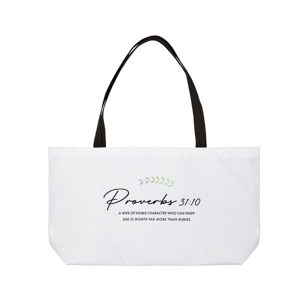 Christian Weekender Bag For Weekender Travel Case Christian Women Gift Mom Bag Bible Verse Proverbs Purse - A Kingdom Lifestyle
