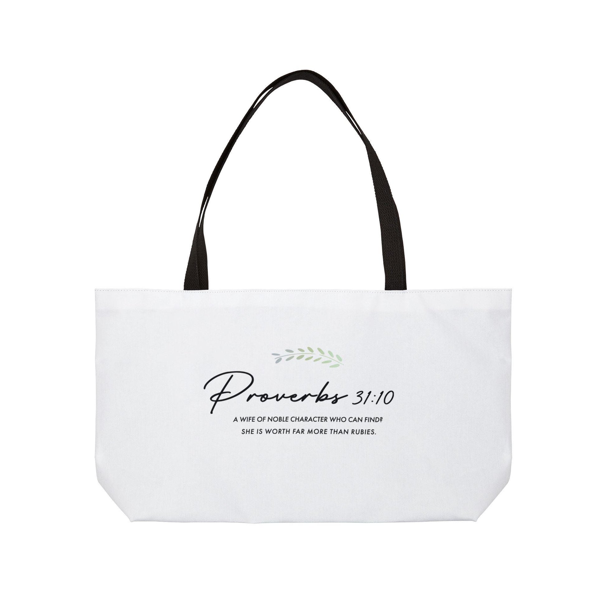 Christian Weekender Bag For Weekender Travel Case Christian Women Gift Mom Bag Bible Verse Proverbs Purse - A Kingdom Lifestyle
