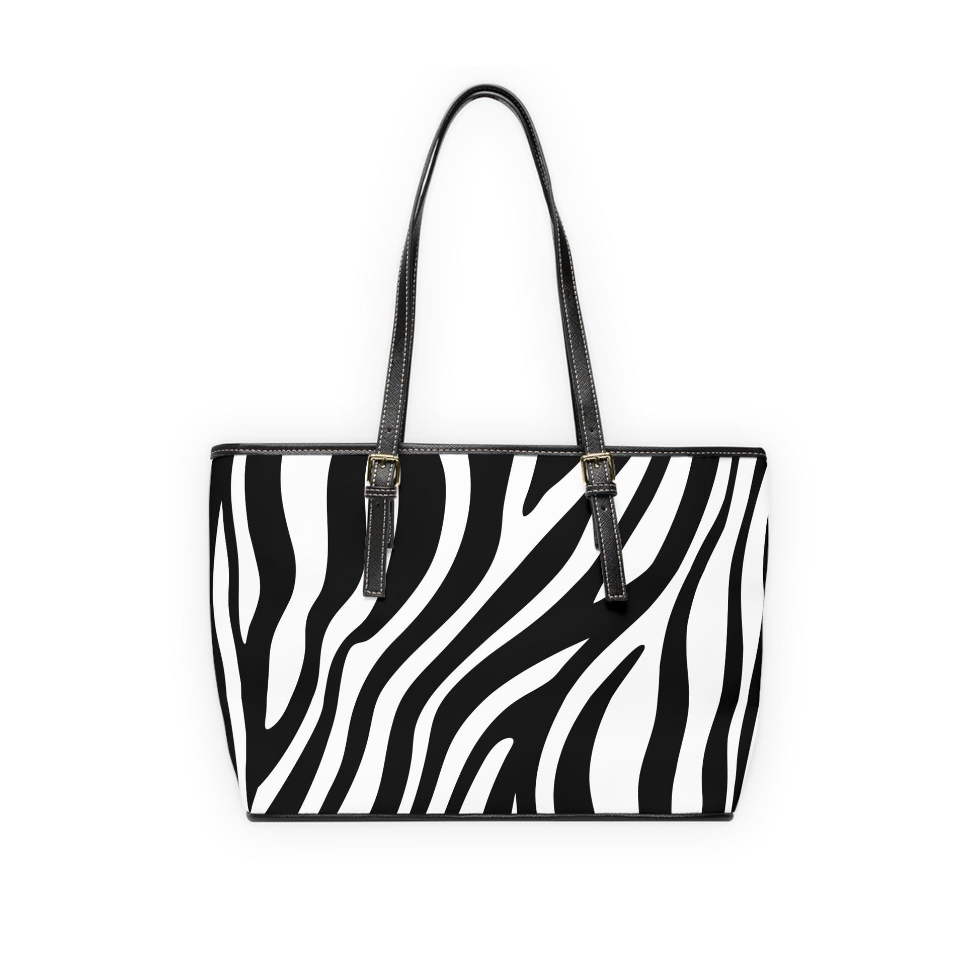 Trendy Zebra Print PU Leather Shoulder Bag, Fashion Tote, Chic Handbag, Everyday Use, Gift for Animal Lovers, Stylish Accessory - A Kingdom Lifestyle