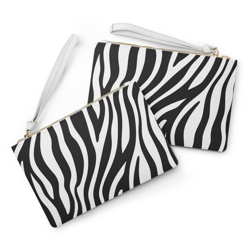 Chic Zebra Print Clutch Bag, Stylish Handbag, Night Out Accessory, Gift for Her, Fashion Statement Bag, Travel Essentials - A Kingdom Lifestyle
