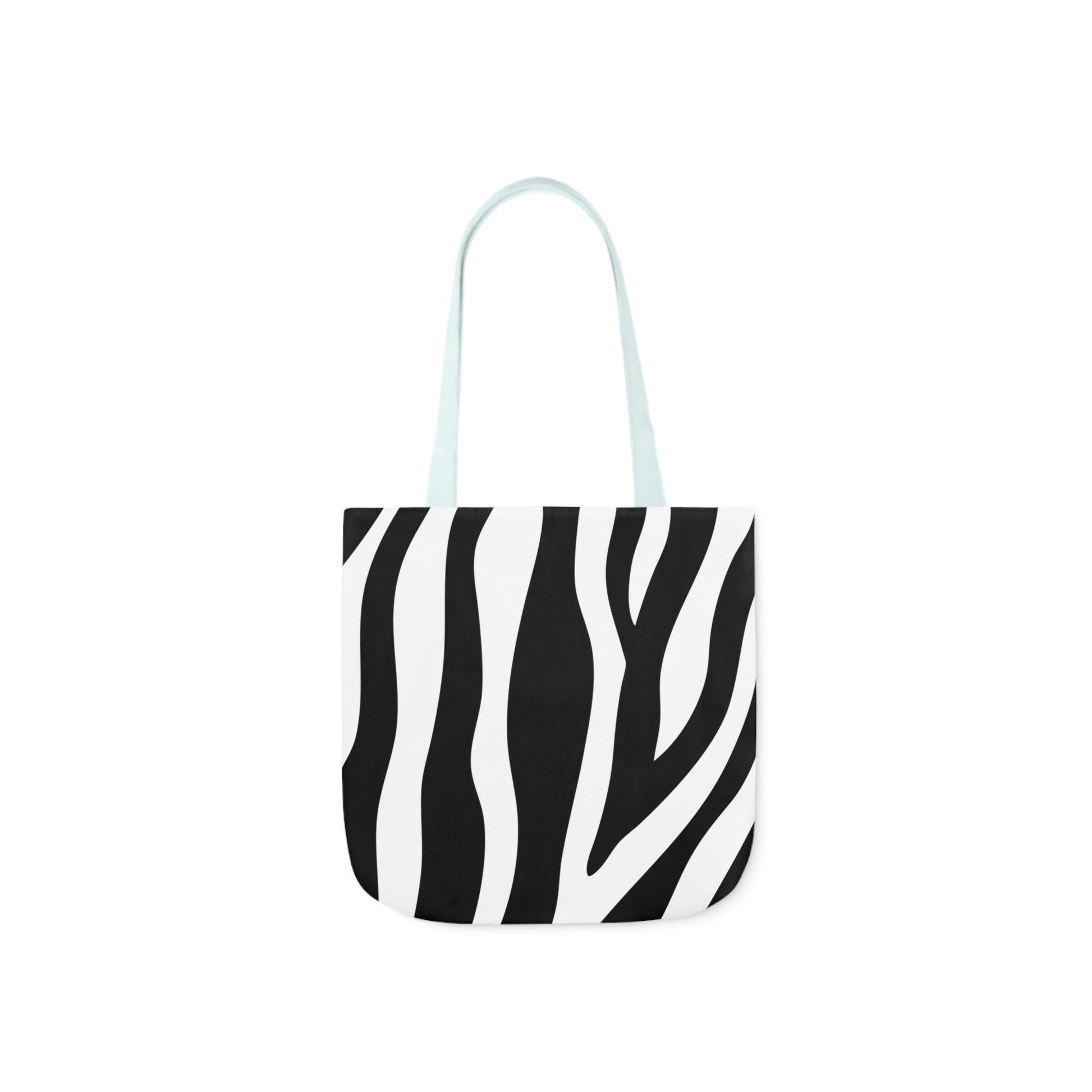 Zebra Print Canvas Tote Bag, Stylish Eco Friendly Grocery Bag, Fashionable Beach Tote, Gift for Animal Lovers, Versatile Shopping Bag - A Kingdom Lifestyle