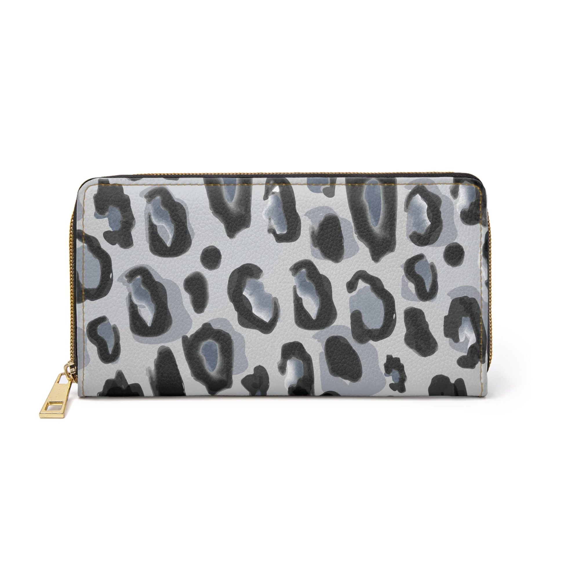 Stylish Leopard Print Zipper Wallet, Trendy Clutch, Animal Print Wallet for Her, Birthday Gift, Fashion Accessory - A Kingdom Lifestyle