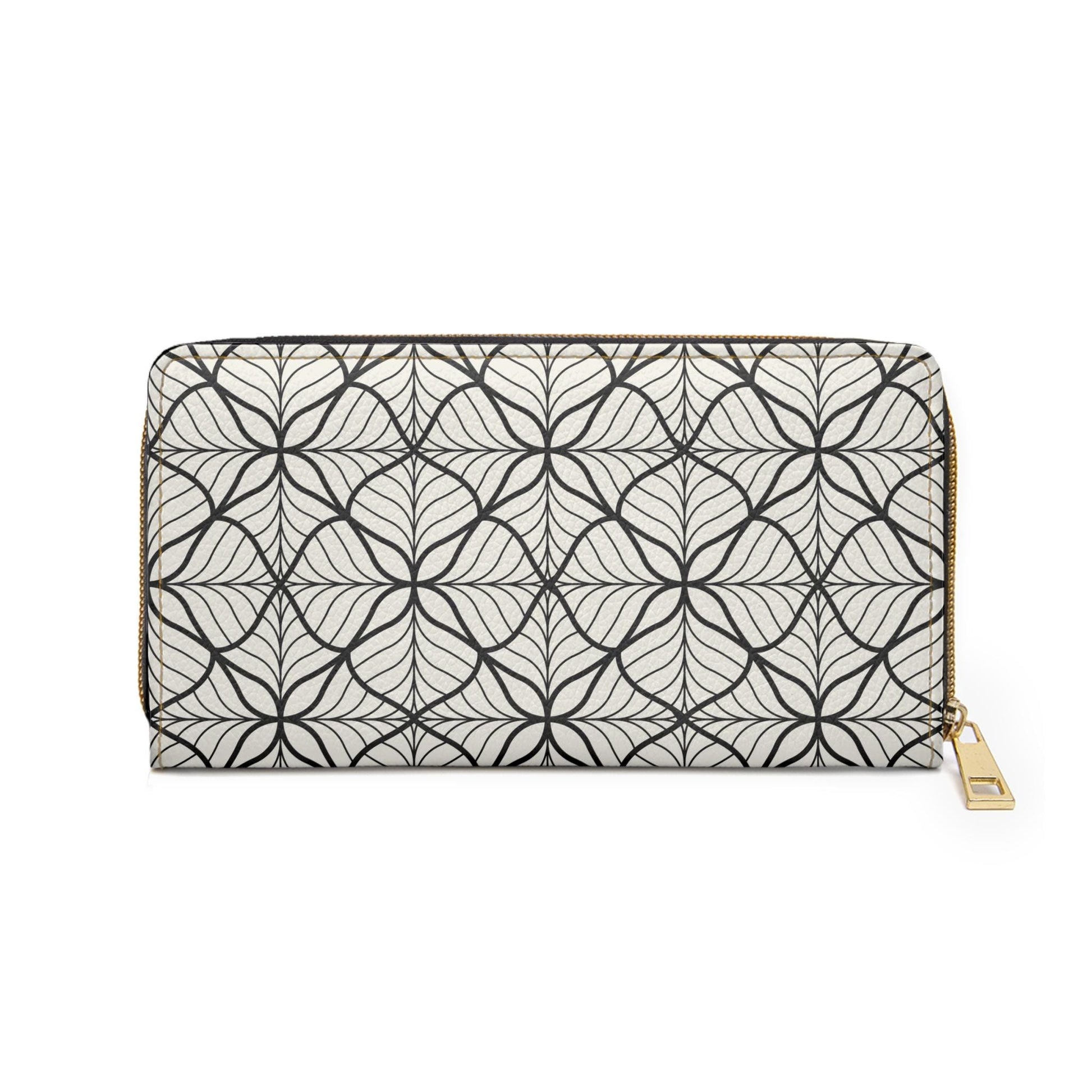 Elegant Floral Zipper Wallet, Stylish Travel Organizer, Floral Print Purse, Perfect Gift for Her, Everyday Use, Mother's Day - A Kingdom Lifestyle