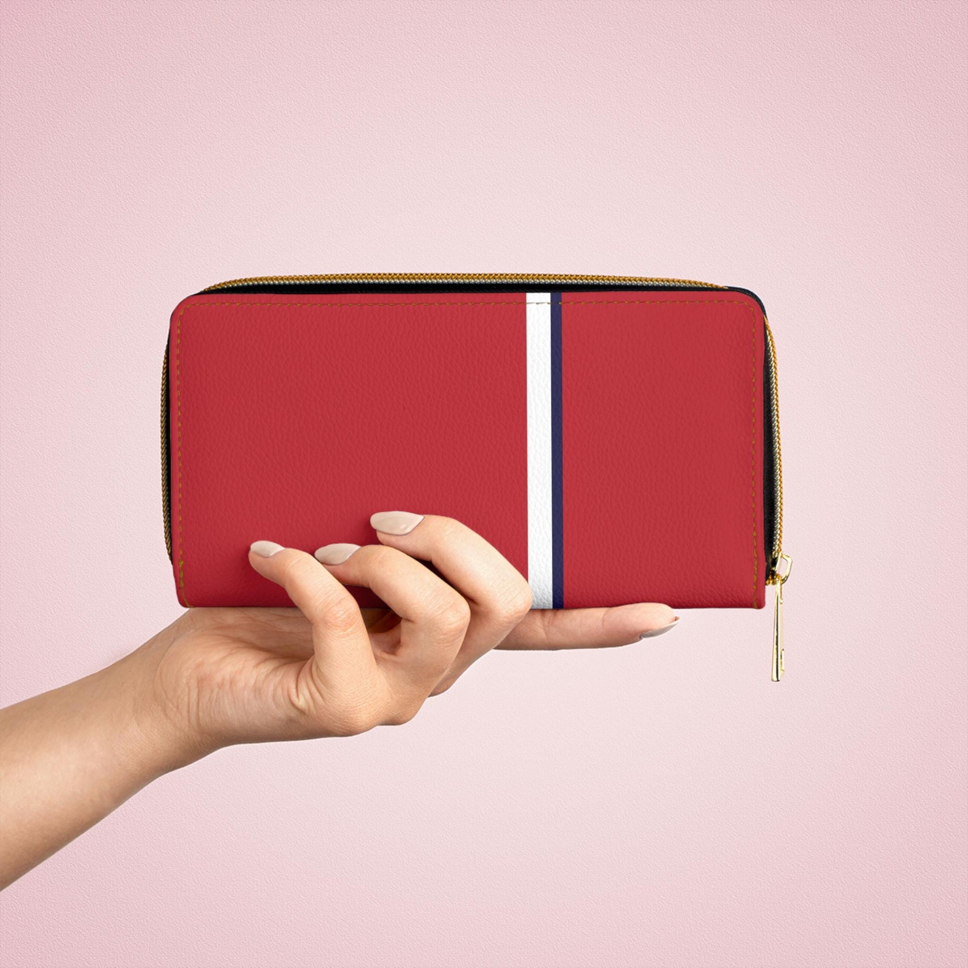 Chic Zipper Wallet, Stylish Leather Zip Wallet, Fashion Accessory, Essential Purse, Gift for Her, Everyday Use - A Kingdom Lifestyle