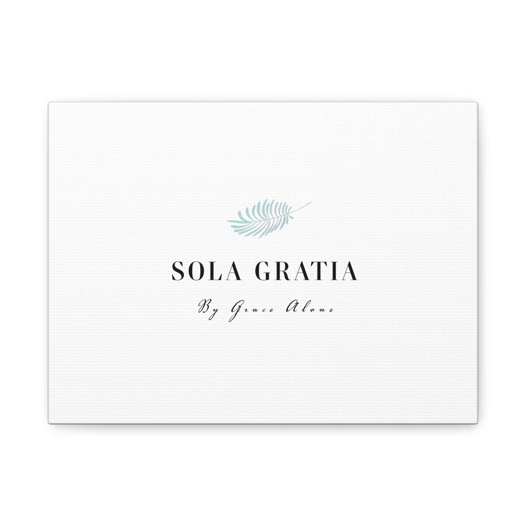 5 Solas Series Canvas Wall Art Home Living Matte Canvas Stretched Christian Gift Home Decor Sola Gratia. Add this statement piece to your collection today! - A Kingdom Lifestyle