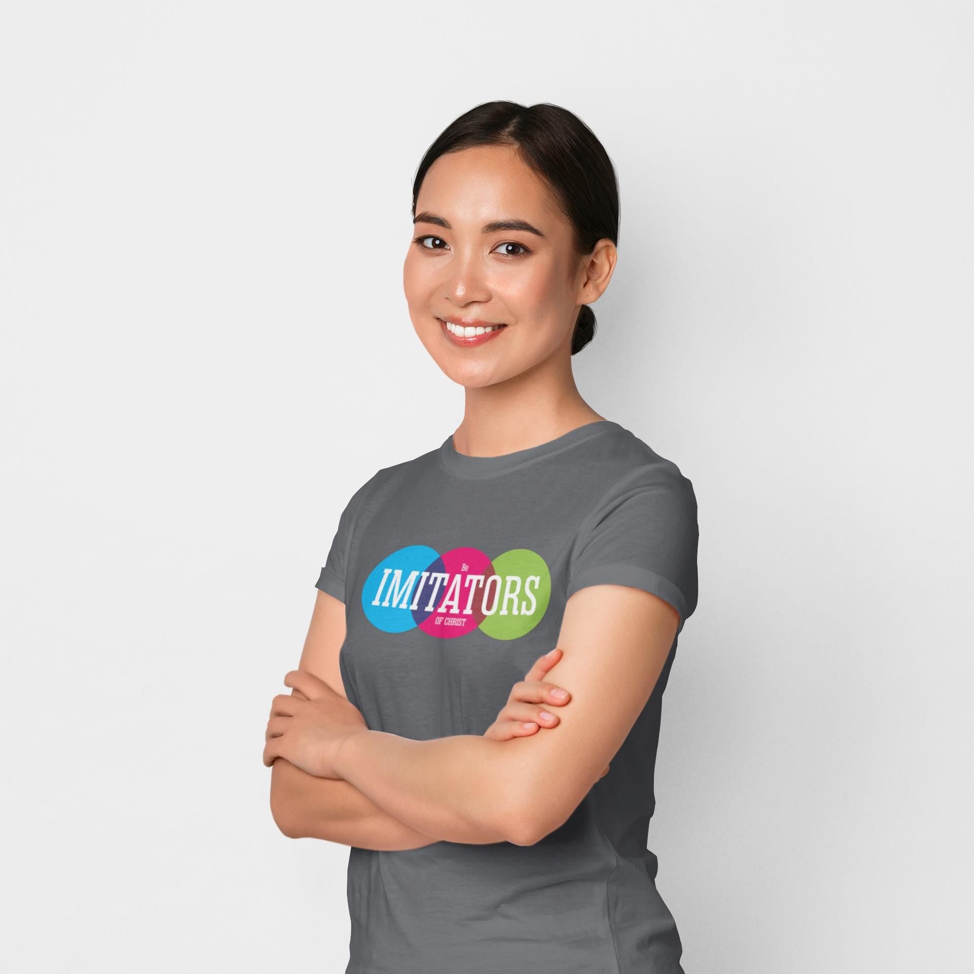Unisex T-Shirt For Christian Men Women Gift For Mom Dad Bible Verse Be Immitators of God Graphic Shirt For Christian Men Women Tee - A Kingdom Lifestyle