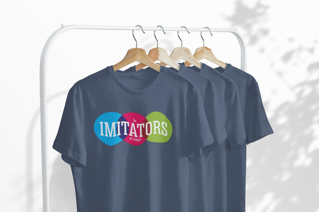 Unisex T-Shirt For Christian Men Women Gift For Mom Dad Bible Verse Be Immitators of God Graphic Shirt For Christian Men Women Tee - A Kingdom Lifestyle