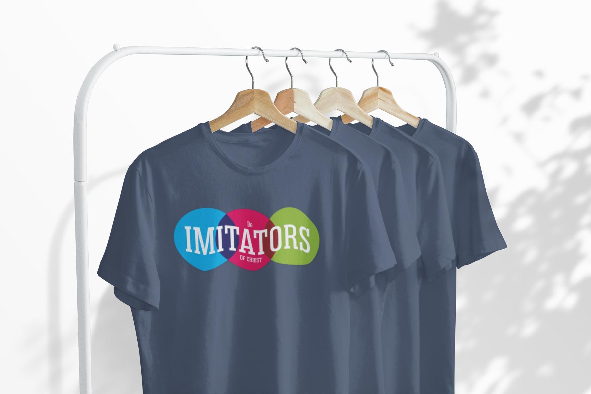 Unisex T-Shirt For Christian Men Women Gift For Mom Dad Bible Verse Be Immitators of God Graphic Shirt For Christian Men Women Tee - A Kingdom Lifestyle