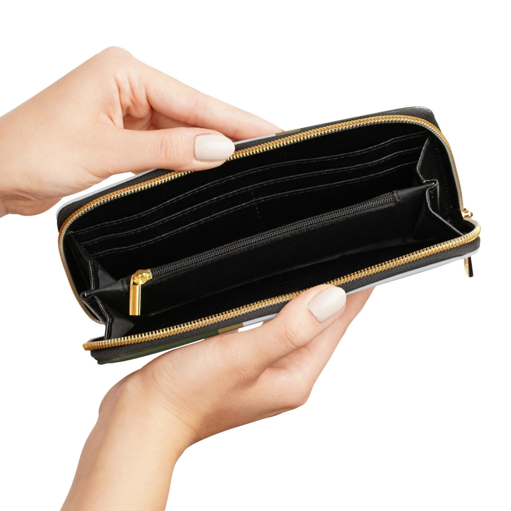 Elegant Zipper Wallet, Minimalist Coin Purse, Chic Travel Wallet, Perfect Gift for Her, Stylish Clutch for Any Occasion - A Kingdom Lifestyle