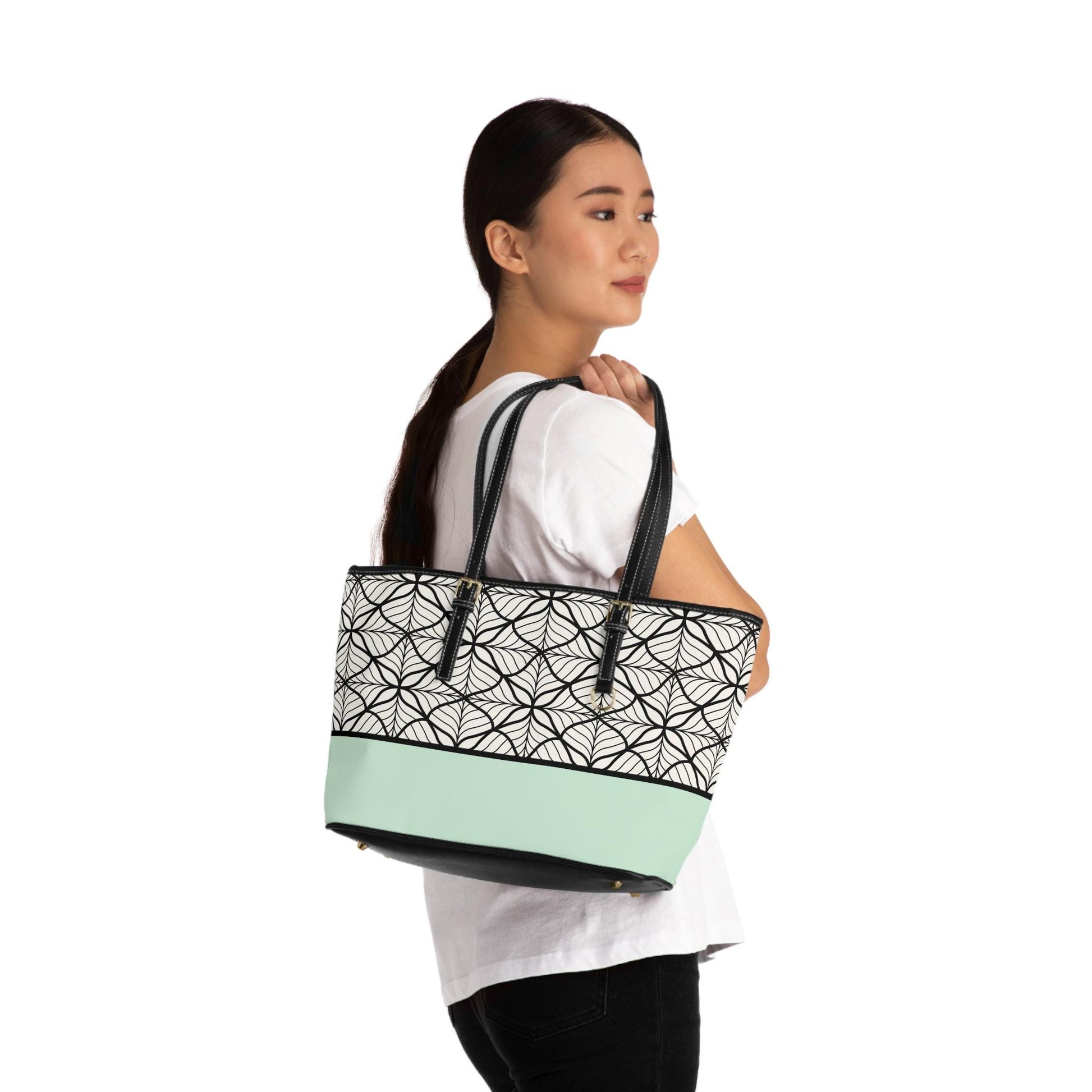 Chic PU Leather Shoulder Bag, Stylish Tote for Everyday Use, Perfect Gift for Mother's Day, Summer Outings, Fashion Accessory - A Kingdom Lifestyle