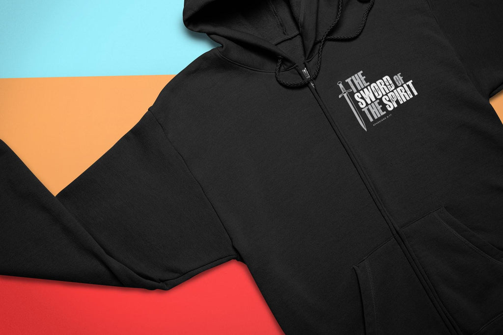 Inspirational Hoodie Sweatshirt For Christian Men Women Hooded Sweatshirt Blble Verse Sweatshirt The Sword of the Spirit Scripture - A Kingdom Lifestyle