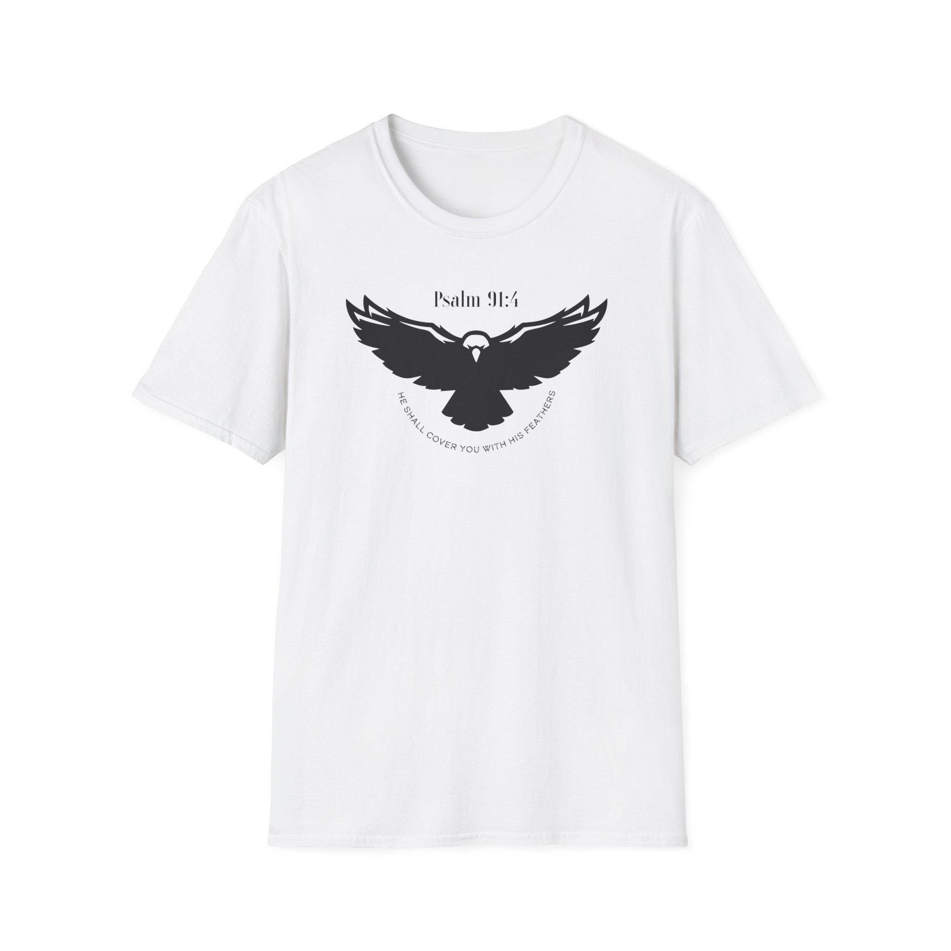Unisex Bible Verse T Shirt Eagle Art Gift Bible Verse T-shirt For Christian Mom Dad Tee Religious Shirt Jesus shirt For Mom Dad Tee - A Kingdom Lifestyle