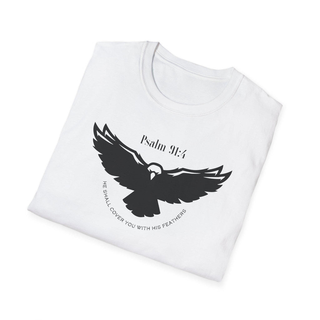 Unisex Bible Verse T Shirt Eagle Art Gift Bible Verse T-shirt For Christian Mom Dad Tee Religious Shirt Jesus shirt For Mom Dad Tee - A Kingdom Lifestyle