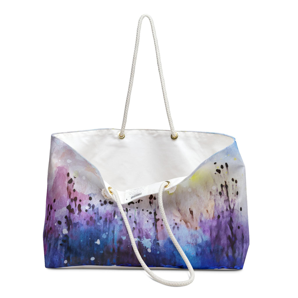 Weekender Tote Bag Watercolor Print Weekender Bag Tote Oversized Weekender Bag Beach Tote Travel Duffel Bag - A Kingdom Lifestyle