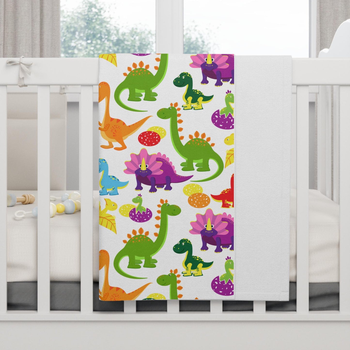Baby Blanket Dinosaur Print Soft Fleece Baby Blanket For Baby Gift Dinosaur Blanket  Blanket for Son Newborn Gift Baby Shower Gift
