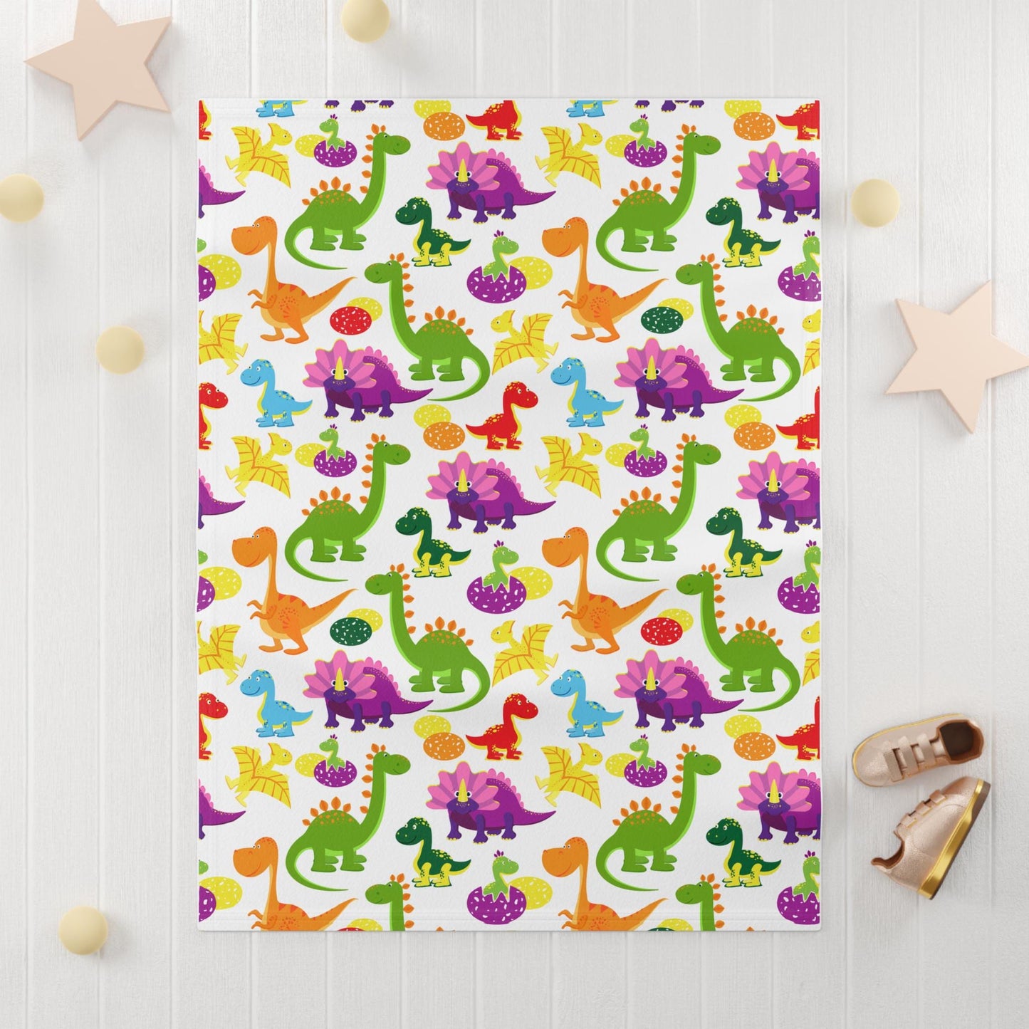 Baby Blanket Dinosaur Print Soft Fleece Baby Blanket For Baby Gift Dinosaur Blanket  Blanket for Son Newborn Gift Baby Shower Gift