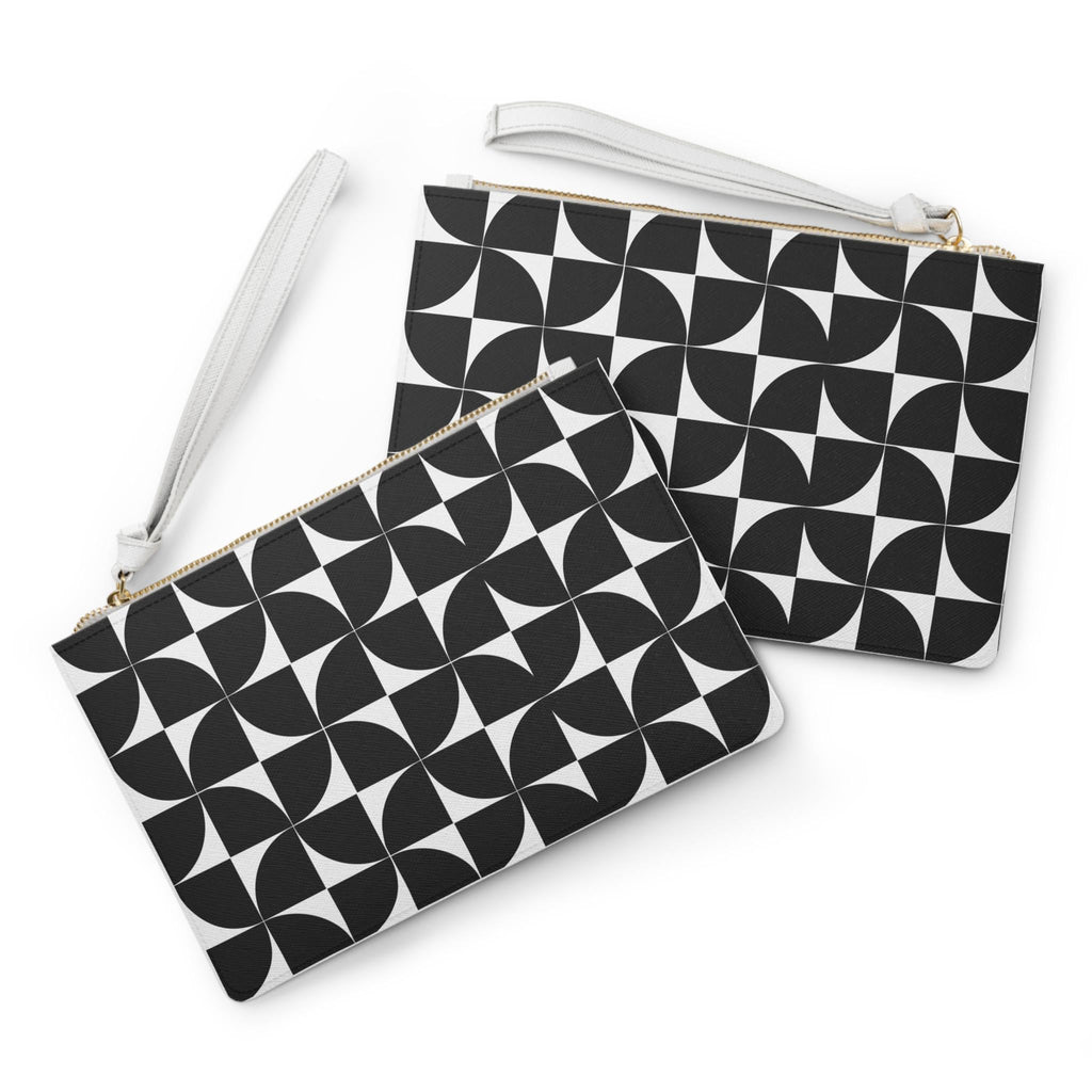 Designer Black And White Clutch Purse For Her Clutch Purse Gift For Her Clutch Bag For Her Coin Purse Gift for Her Best Friend Gift - A Kingdom Lifestyle