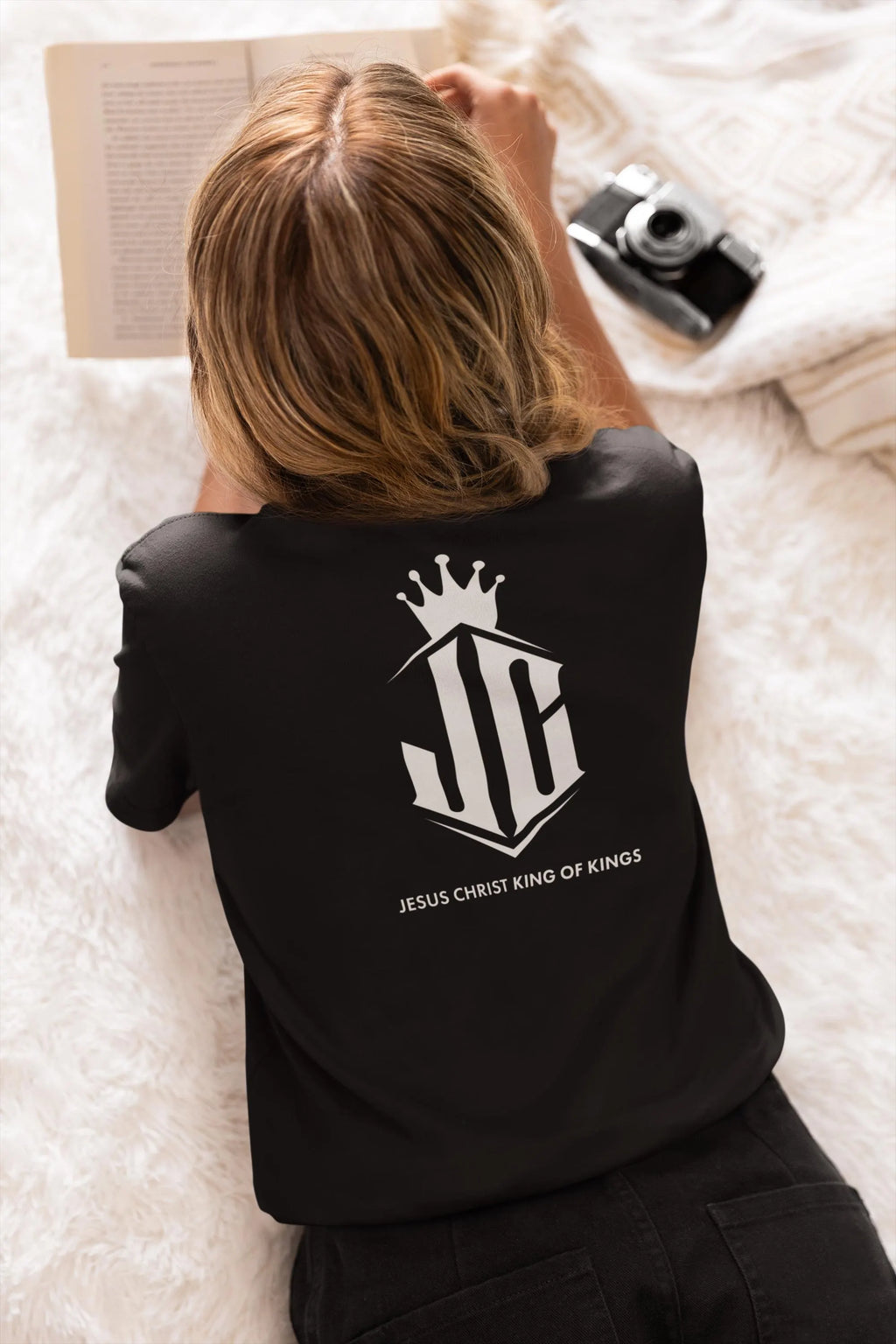Unisex Faith Tee Christian Apparel Shirt For Men Women Christian Tee For Gift Christian T-shirt JC Logo Tee Jesus Christ Tee Unisex Tee