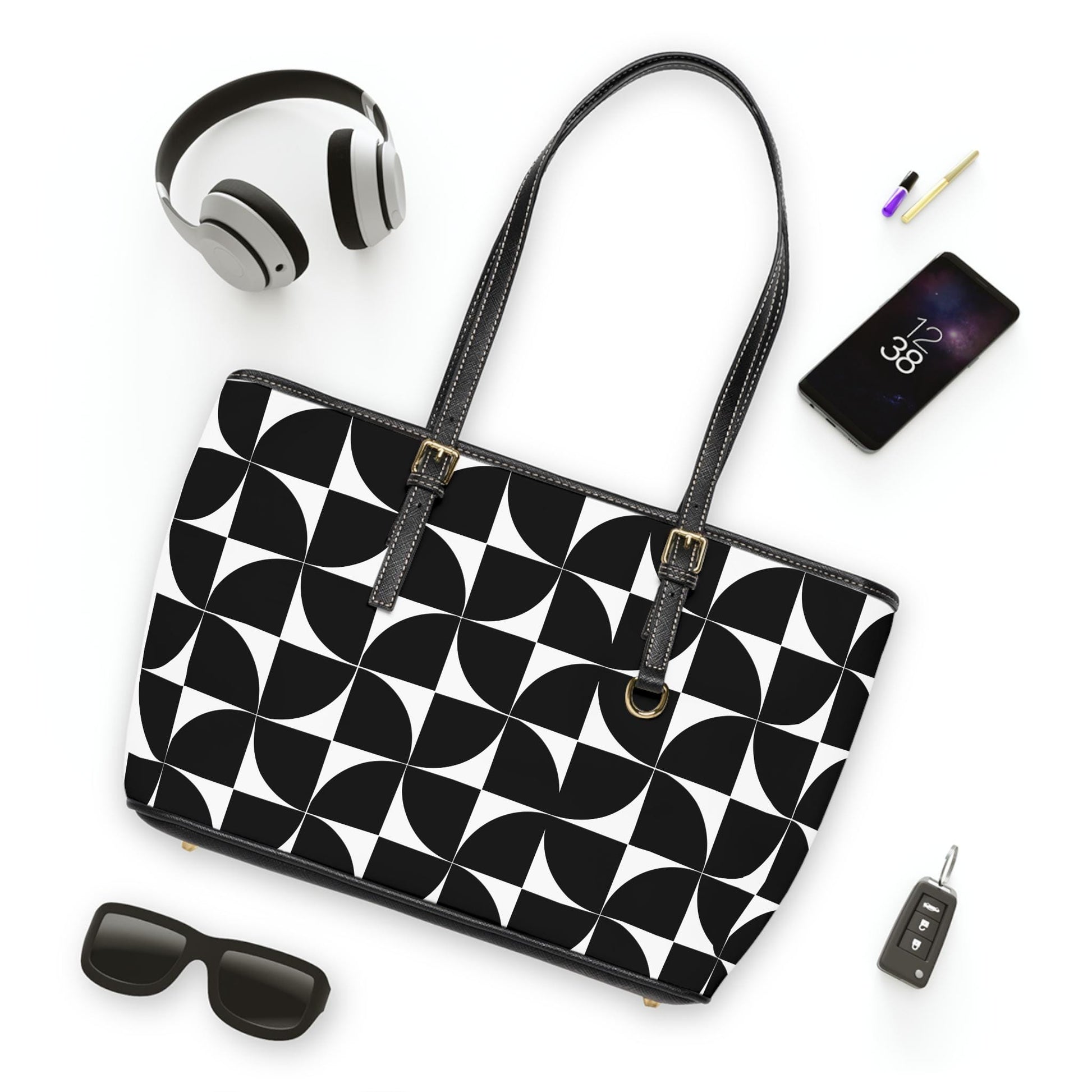 Black Designer PU Leather Shoulder Bag For Her Shoulder bag For Her Gift For Her Shoulder Bag For Her Gift for Her Best Friend Gift - A Kingdom Lifestyle