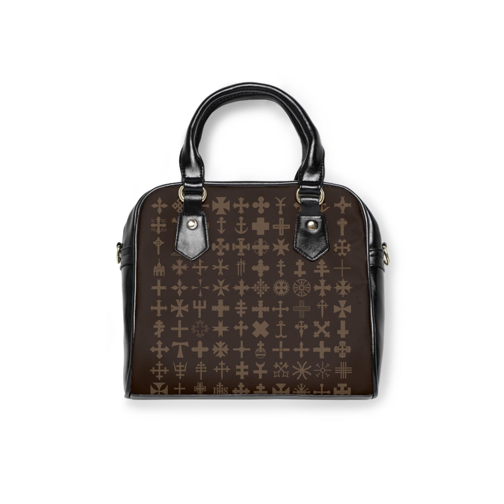 Luxury Brown Cross Shoulder Bag for Women Luxury Cross Pattern Designed Luxury Bag PU Leather Pouch Womens Bag - A Kingdom Lifestyle