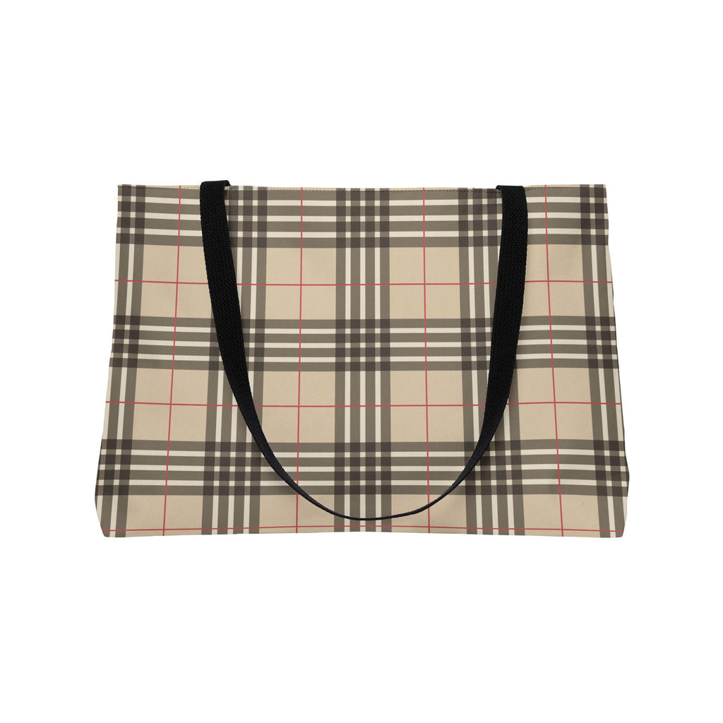 Plaid Weekender Bag Weekender Tote Bag Oversized Bag Lined Beach Tote Lake Trip Bag Travel Great Vacation Spring Break Bag - A Kingdom Lifestyle