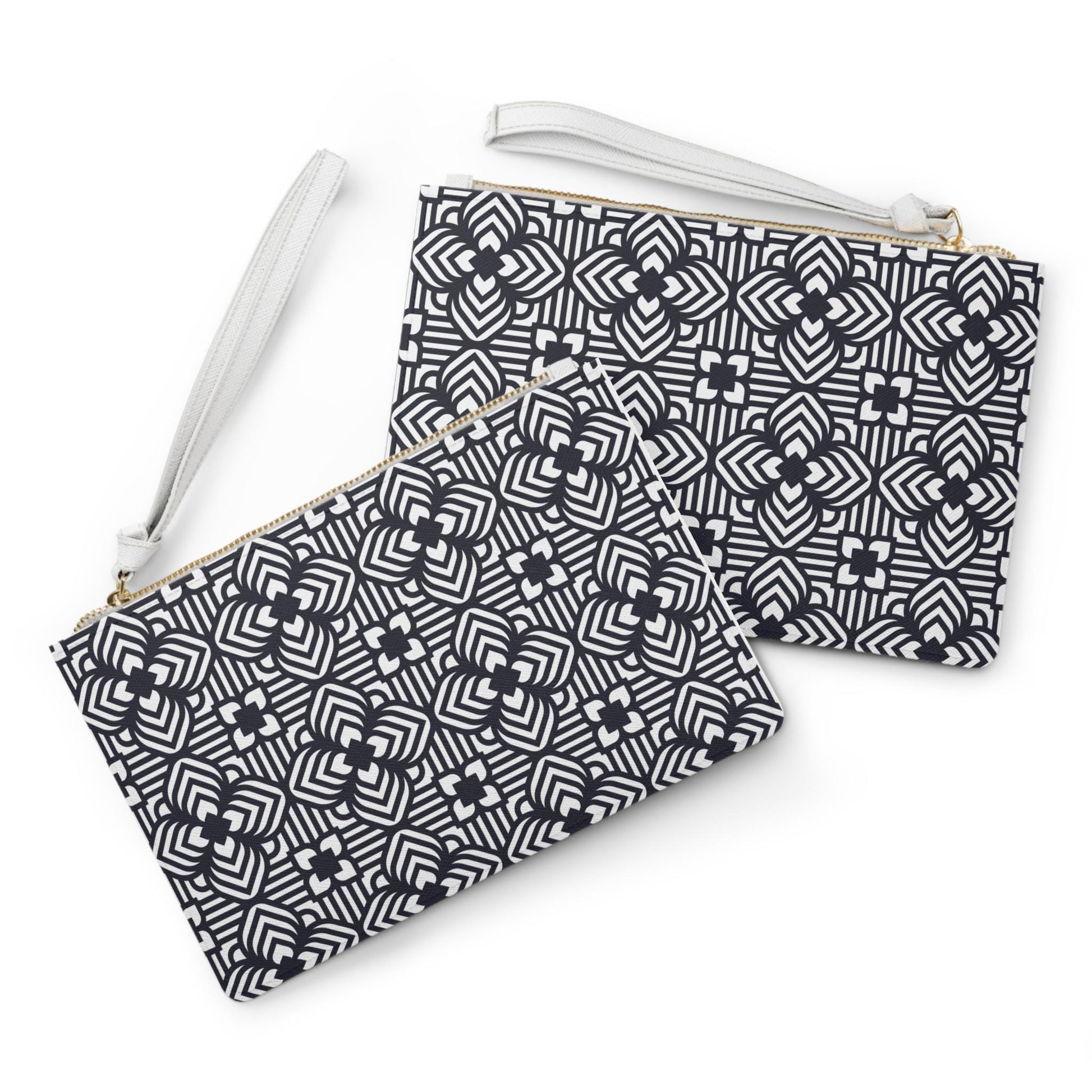 Black White Clutch Bag Gift For Her Cosmetic Bag.Designer Bag For Gift For Her Clutch Bag Gift For Birthday Coin Purse Best Friend Gift - A Kingdom Lifestyle