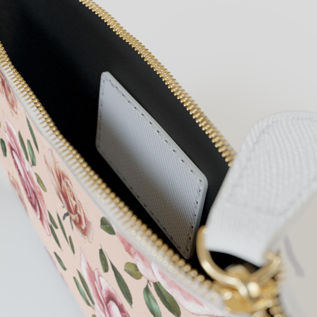 Vintage Mini Clutch Rose Bag For Her Rose Pattern Makeup Bag Makeup Pouch Cosmetic Bag Toiletry Bag Coin Purse Gift for Her Best Friend Gift - A Kingdom Lifestyle