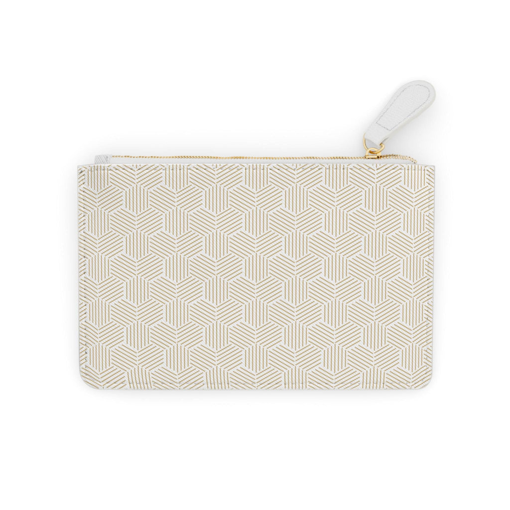 Mini Clutch Bag Beige Pattern Mini Clutch Bag Makeup Bag Makeup Pouch Cosmetic Bag Toiletry Bag Coin Purse Gift for Her Best Friend Gift - A Kingdom Lifestyle