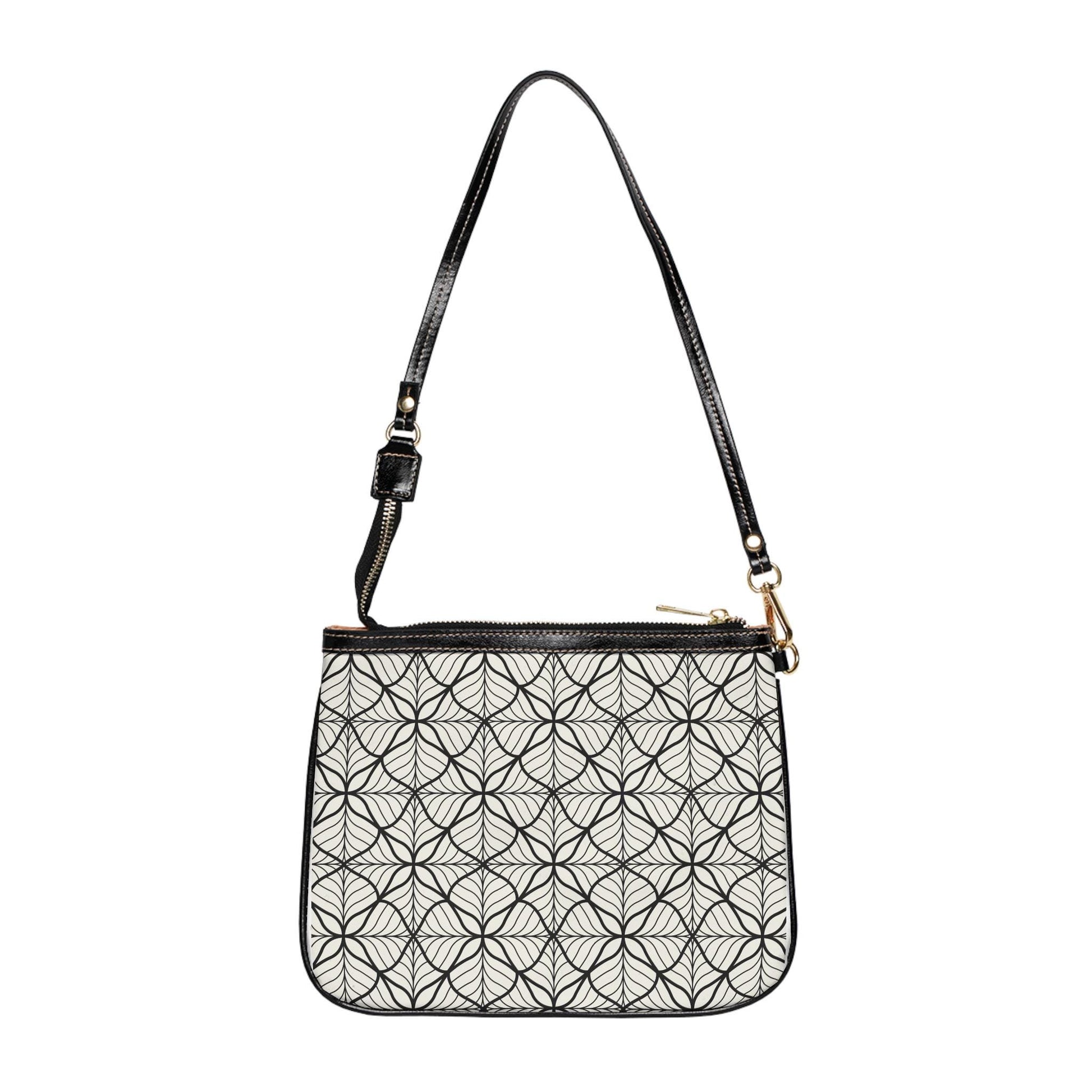 Chic Small Leaf Pattern Shoulder Bag for Everyday Style, Perfect Gift for Fashion Lovers, Trendy Handbag, Ideal for Weddings and Parties - A Kingdom Lifestyle