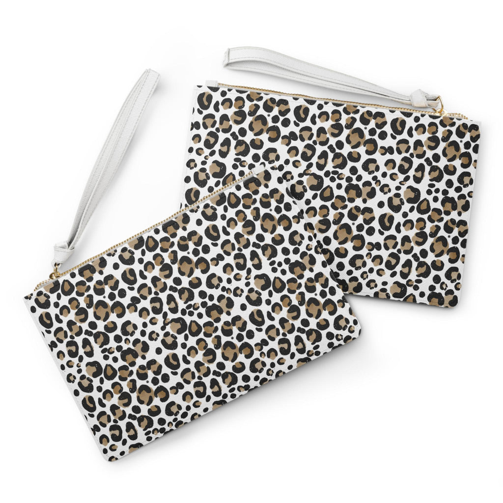 Chic Leopard Print Clutch Bag, Stylish Handbag for Night Out, Perfect Gift for Her, Trendy Accessory for Parties, Animal Print Pouch - A Kingdom Lifestyle