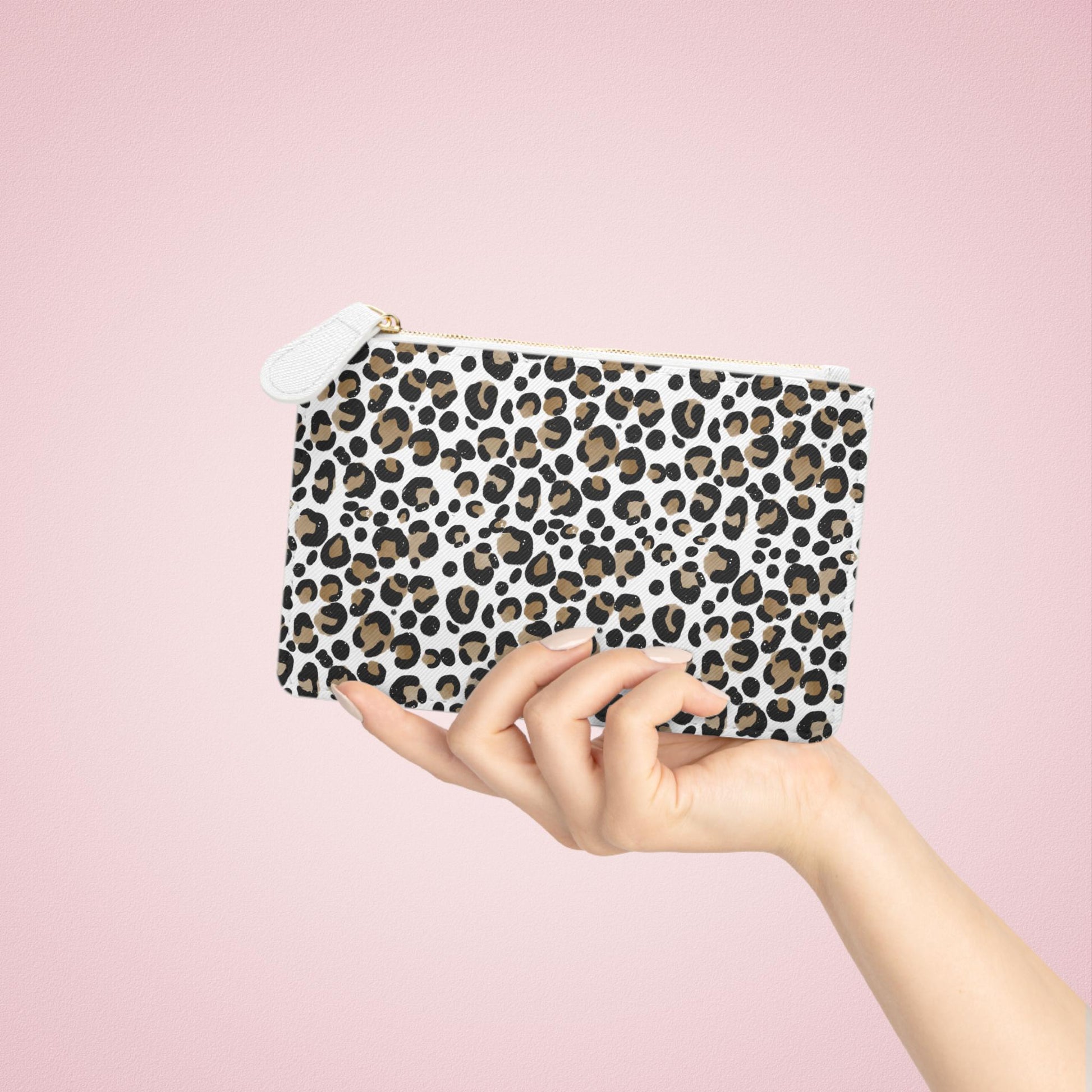 Chic Leopard Print Mini Clutch Bag, Stylish Evening Purse, Wild Animal Print Cosmetic Bag, Perfect for Parties, Gifts, Travel - A Kingdom Lifestyle