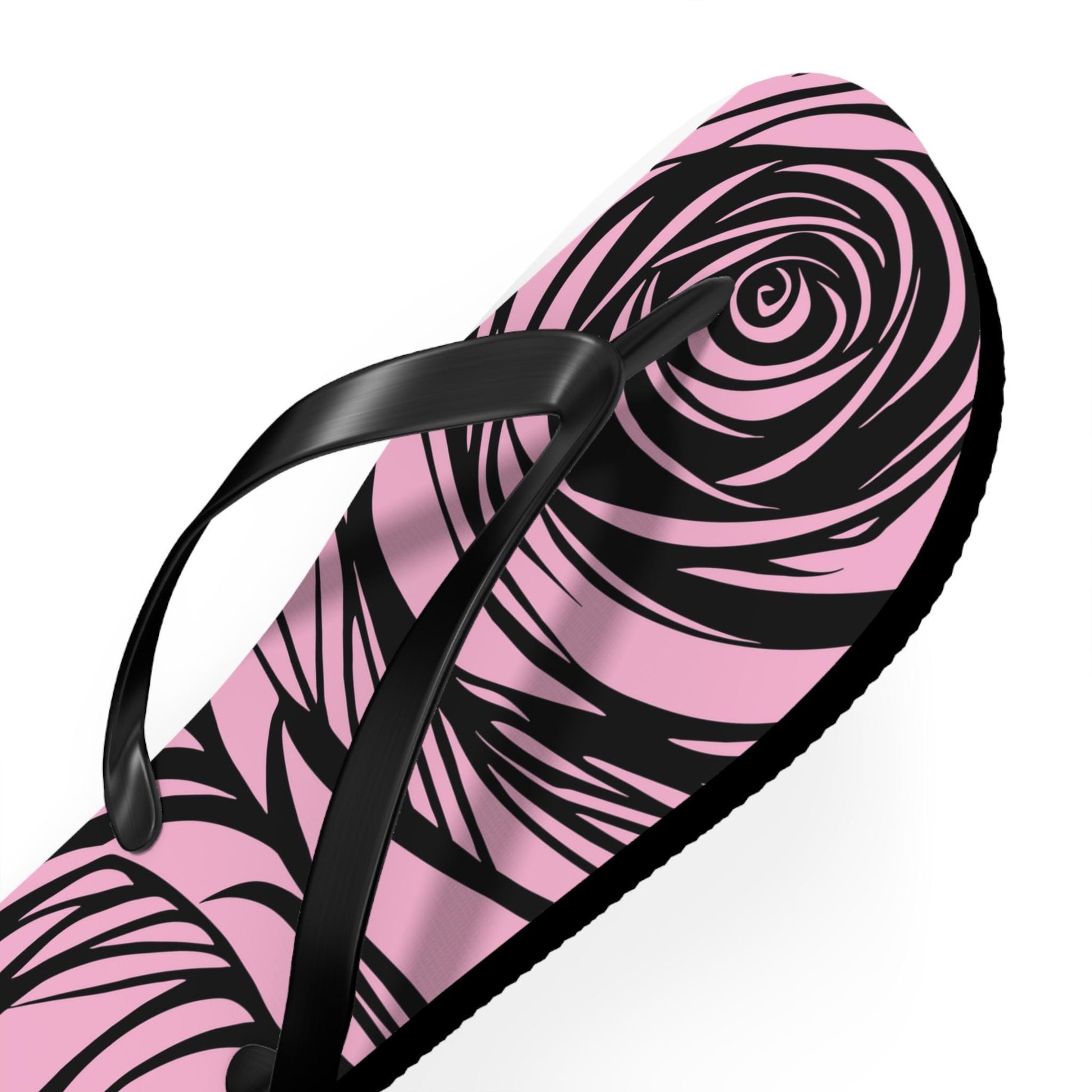 Floral Pattern Flip Flops, Summer Beach Sandals, Vacation Footwear, Outdoor Activities, Gift for Her - A Kingdom Lifestyle