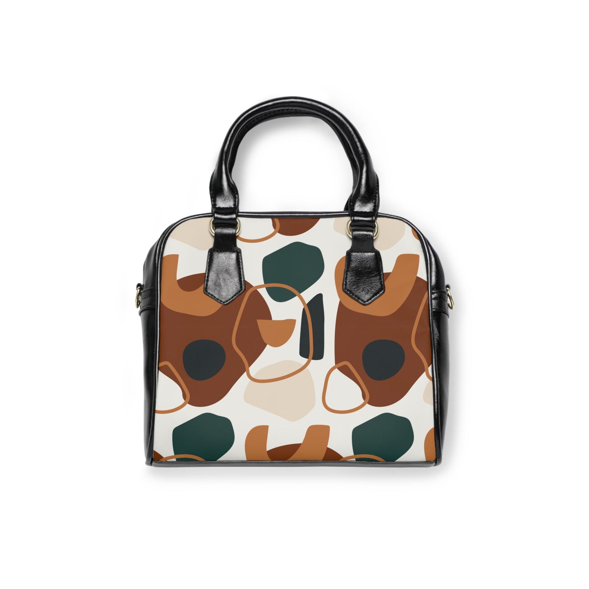 Chic Modern Abstract Shoulder Handbag, Trendy Tote for Everyday Use, Stylish Purse, Perfect Gift for Fashion Lovers, Modern Handbag - A Kingdom Lifestyle