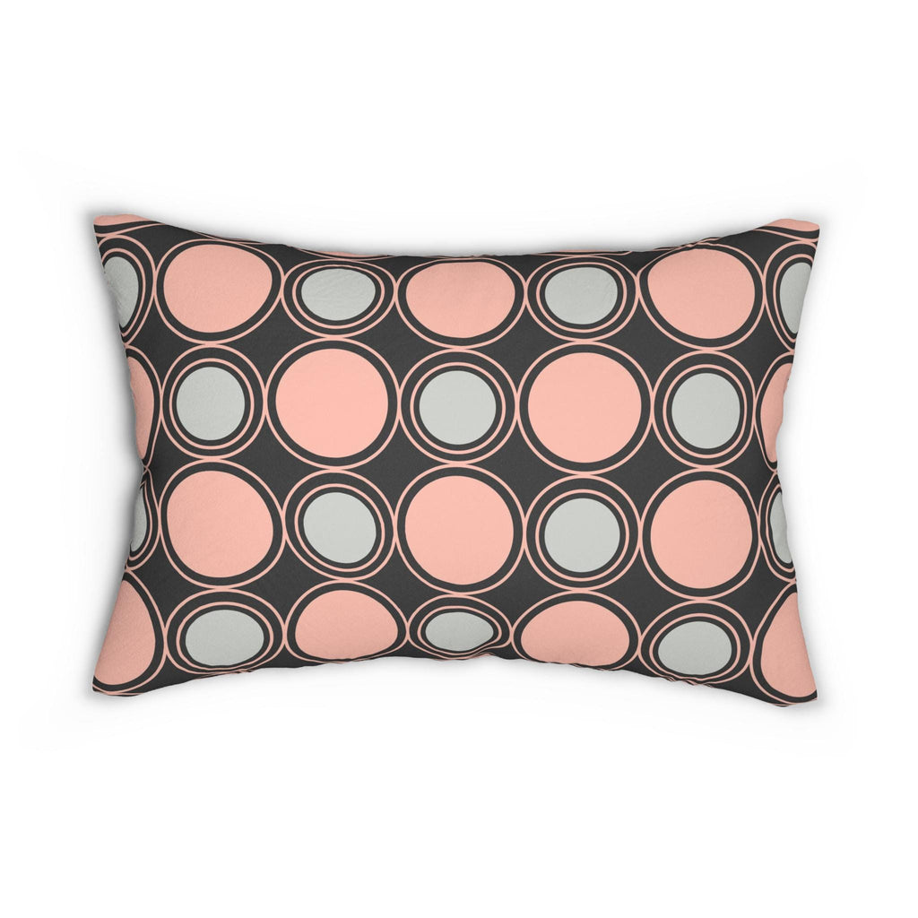 Modern Geometric Lumbar Pillow Stylish Home Decor, Throw Pillow, Accent Cushion, Boho Chic, Gift for Her, Living Room Decor - A Kingdom Lifestyle