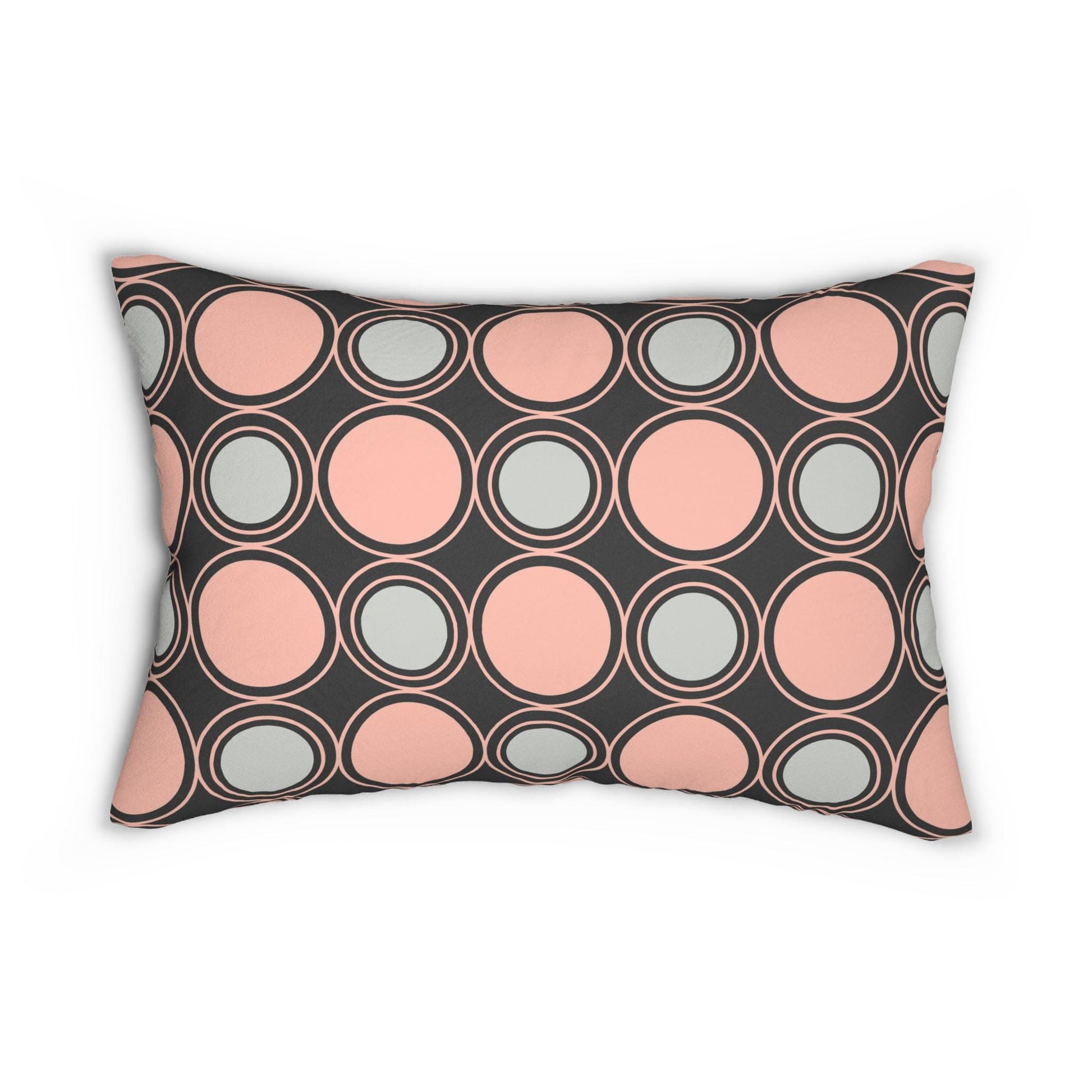 Modern Geometric Lumbar Pillow Stylish Home Decor, Throw Pillow, Accent Cushion, Boho Chic, Gift for Her, Living Room Decor - A Kingdom Lifestyle