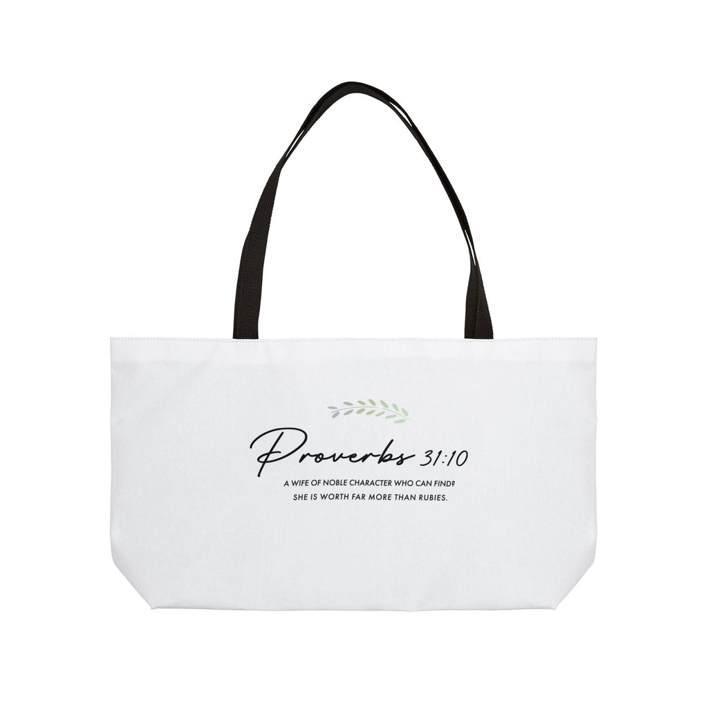 Christian Weekender Bag For Weekender Travel Case Christian Women Gift Mom Bag Bible Verse Proverbs Purse - A Kingdom Lifestyle