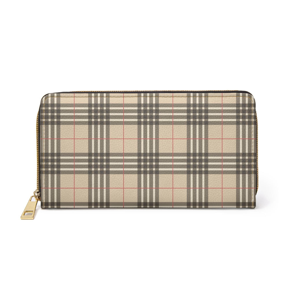 Chic Plaid  Zipper Wallet | Classic Plaid Design, Stylish Clutch, Perfect Gift for Her, Everyday Use, Fashion Accessory - A Kingdom Lifestyle