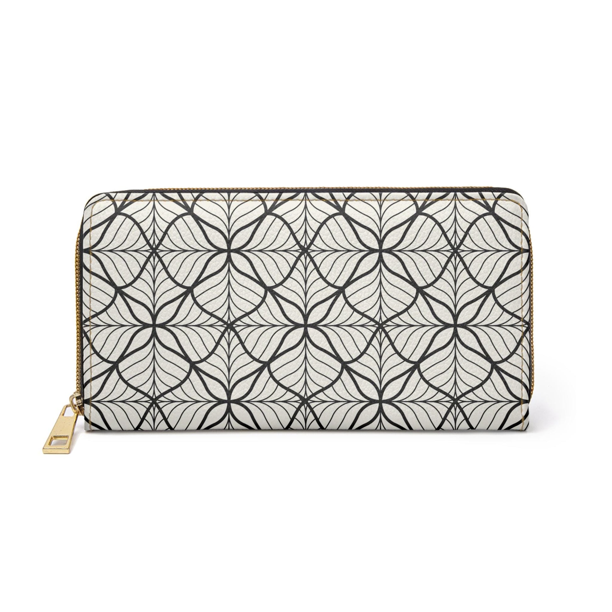 Elegant Floral Zipper Wallet, Stylish Travel Organizer, Floral Print Purse, Perfect Gift for Her, Everyday Use, Mother's Day - A Kingdom Lifestyle