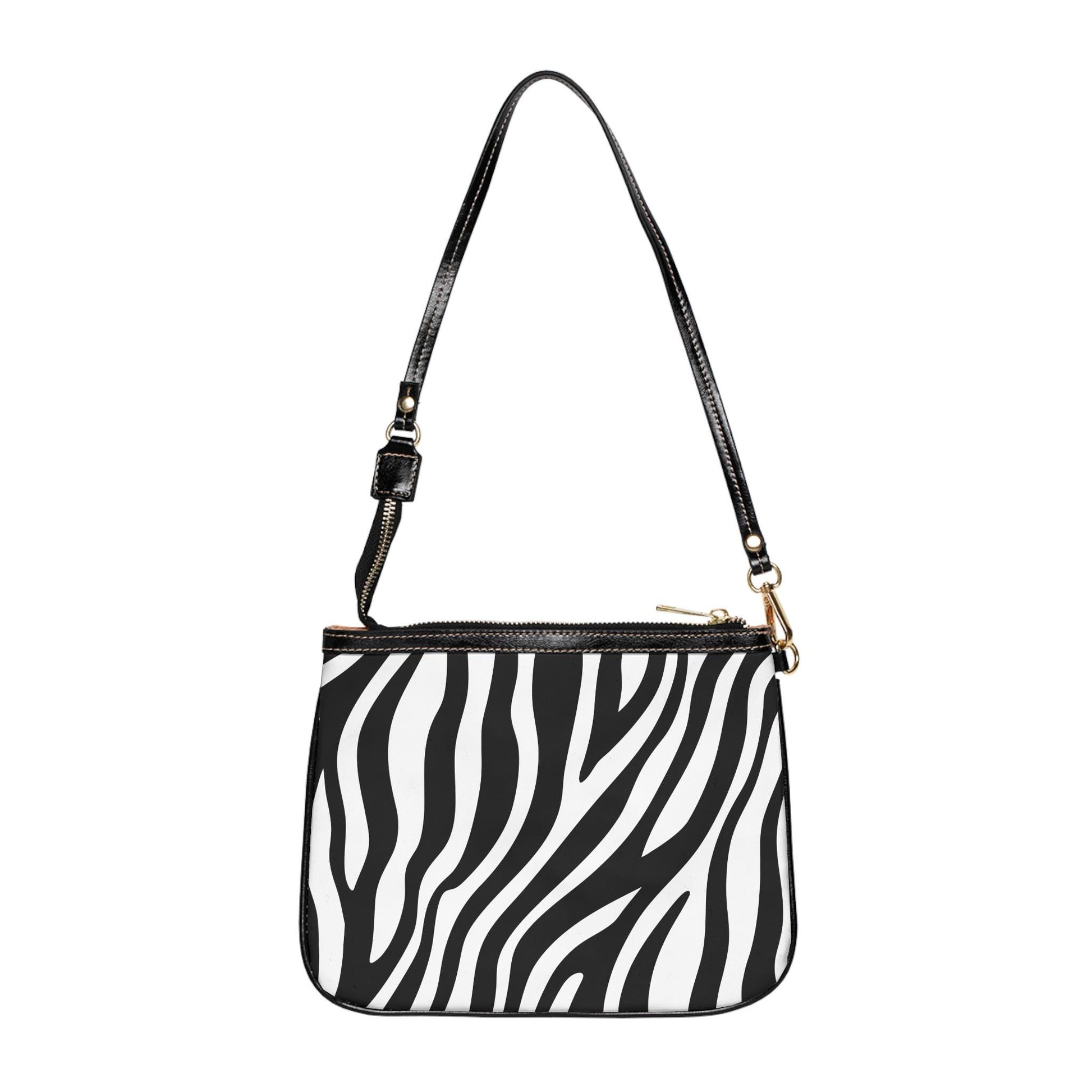 Chic Zebra Print Small Shoulder Bag, Trendy Crossbody Purse, Stylish Everyday Bag, Perfect Gift for Fashion Lovers, Animal Print Handbag - A Kingdom Lifestyle