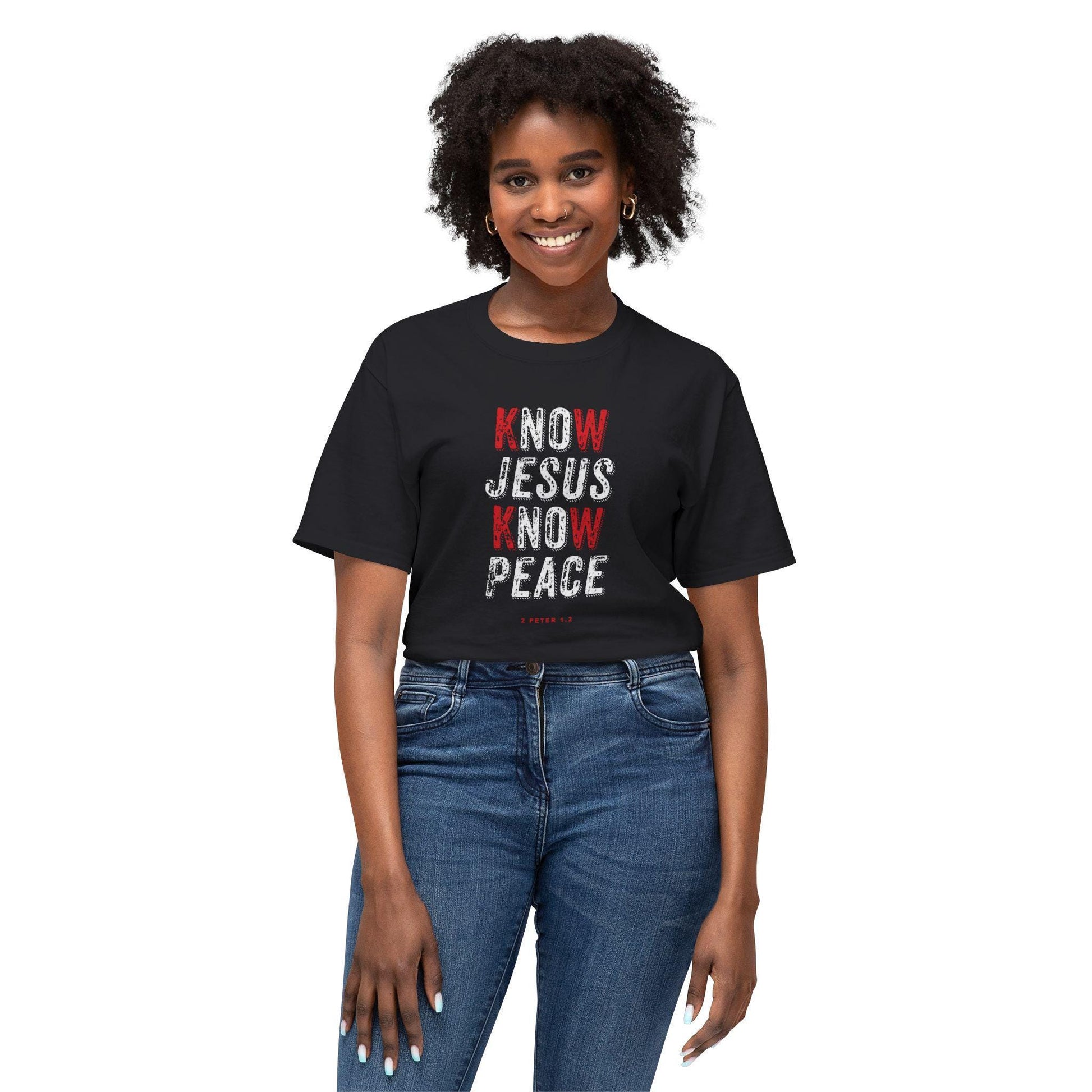 T Shirt For Christian Men Women For Gift Shirt Christian Apparel Clothing Know Jesus Know Peace Faith-inspired fashion Tee - A Kingdom Lifestyle